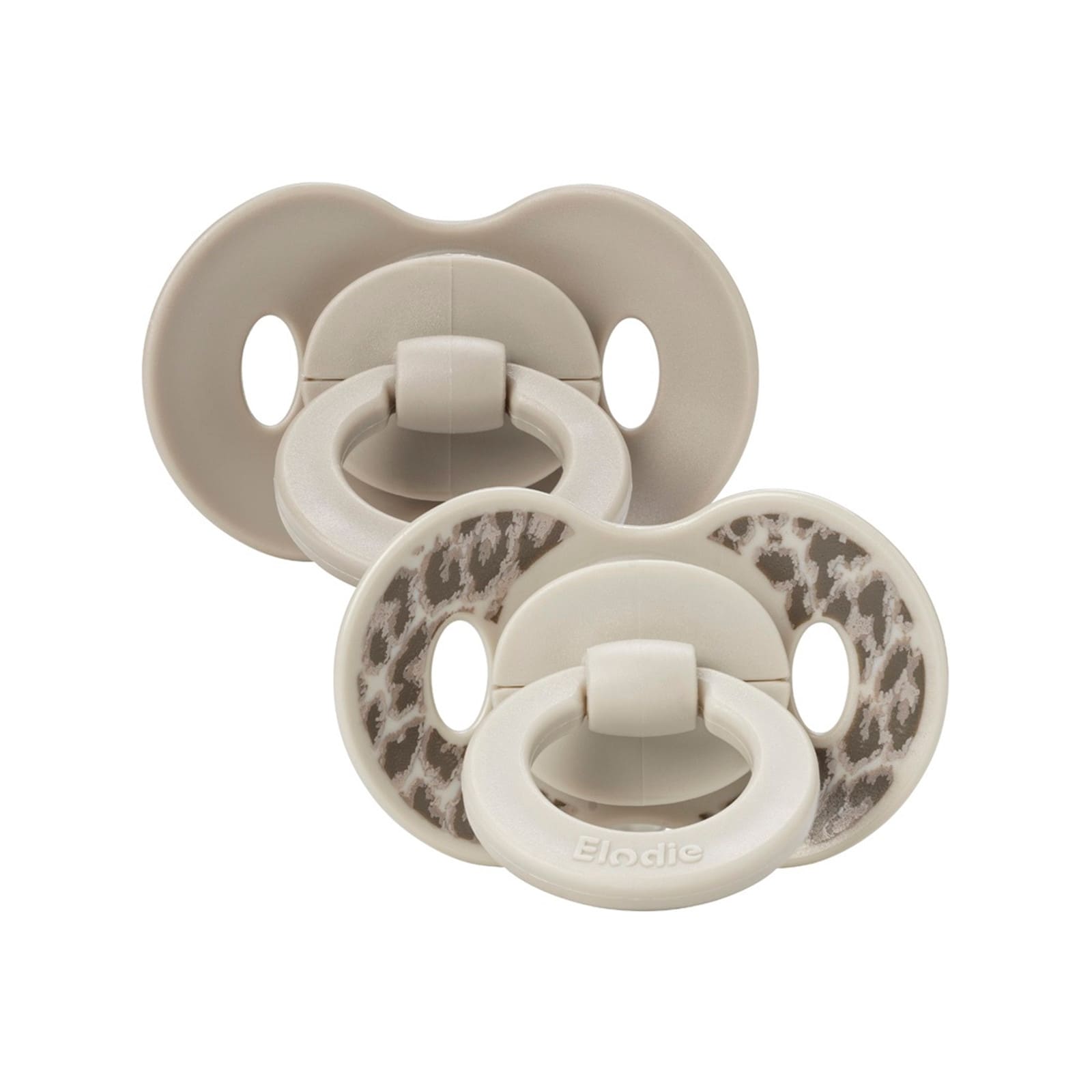 ELODIE Schnuller symmetrisch Silikon Binky Le Leopard 0-6M 2er Pack
