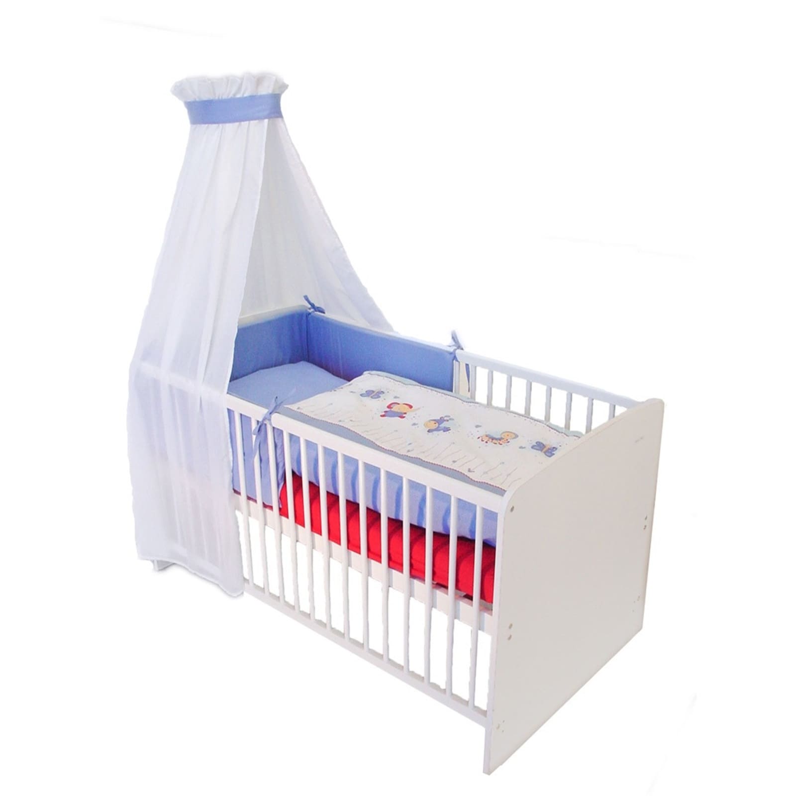 KULI-MULI Set de literie Love Pets bleu