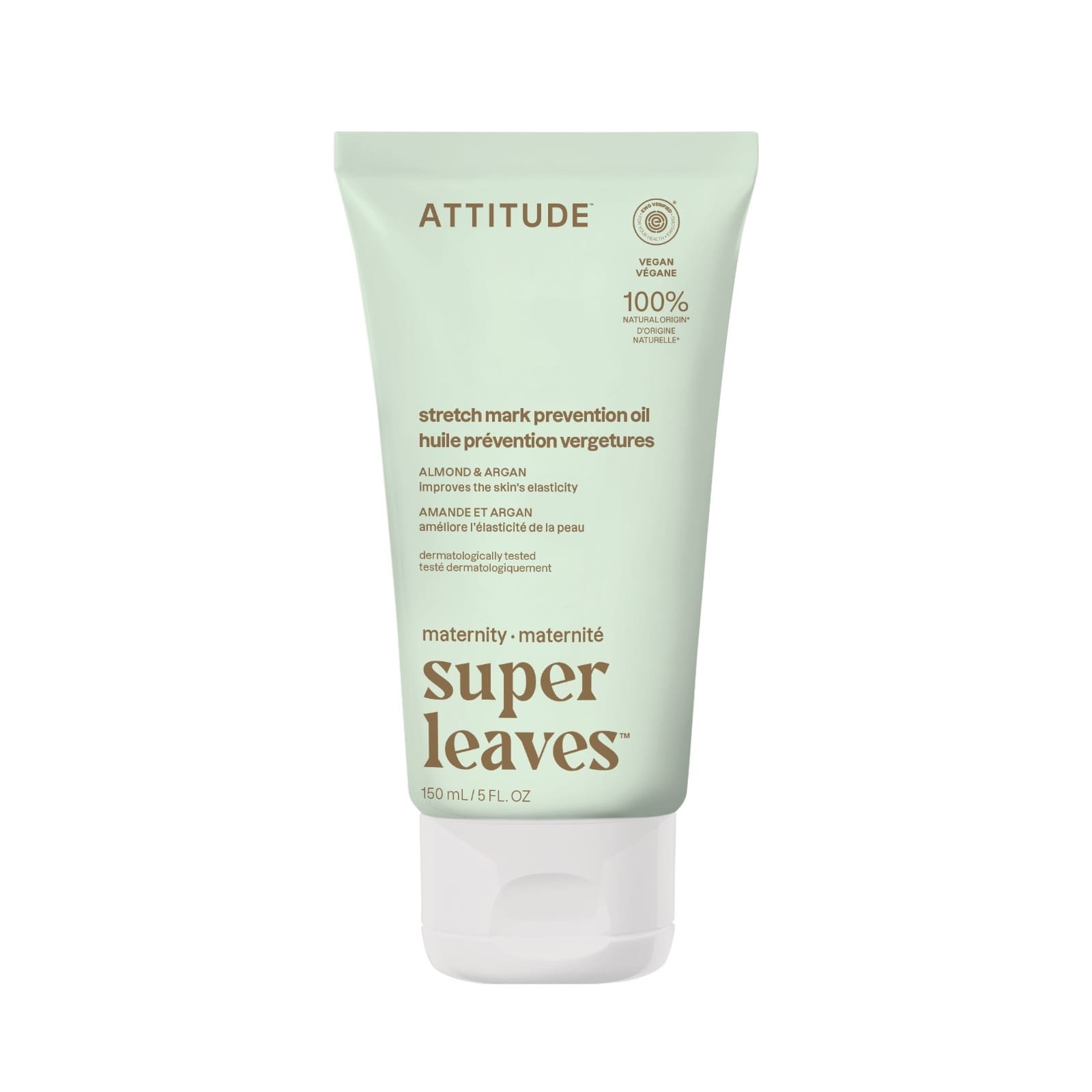 ATTITUDE Super Leaves maternity Öl zur Vorbeugung von Dehnungsstreifen 150ml
