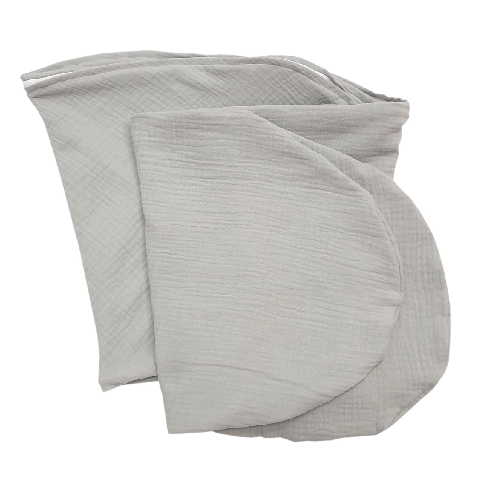 KULI-MULI Kissenbezug Flexi Baumwolle grau