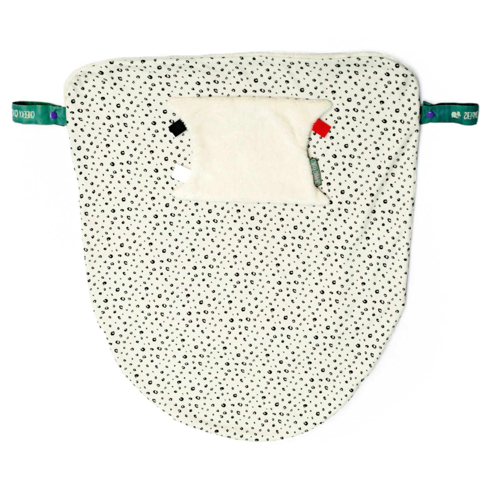 CHEEKY CHOMPERS Befestigbare Babydecke Leopard Spot