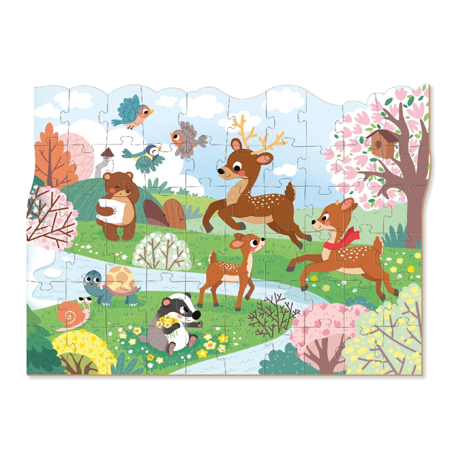 DODO Puzzle Frühling 60 Teile, 4J+