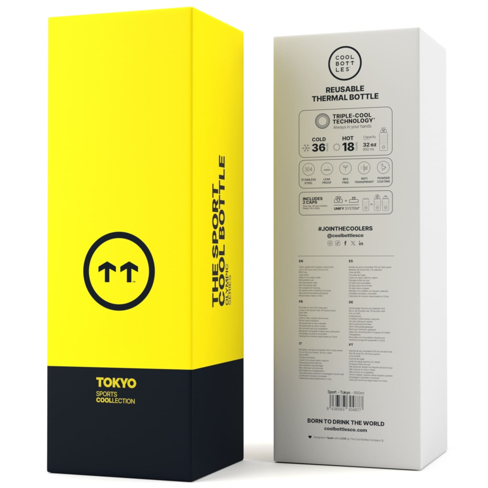 COOL BOTTLES Isolierflasche The Sport Bottle Tokyo 950ml