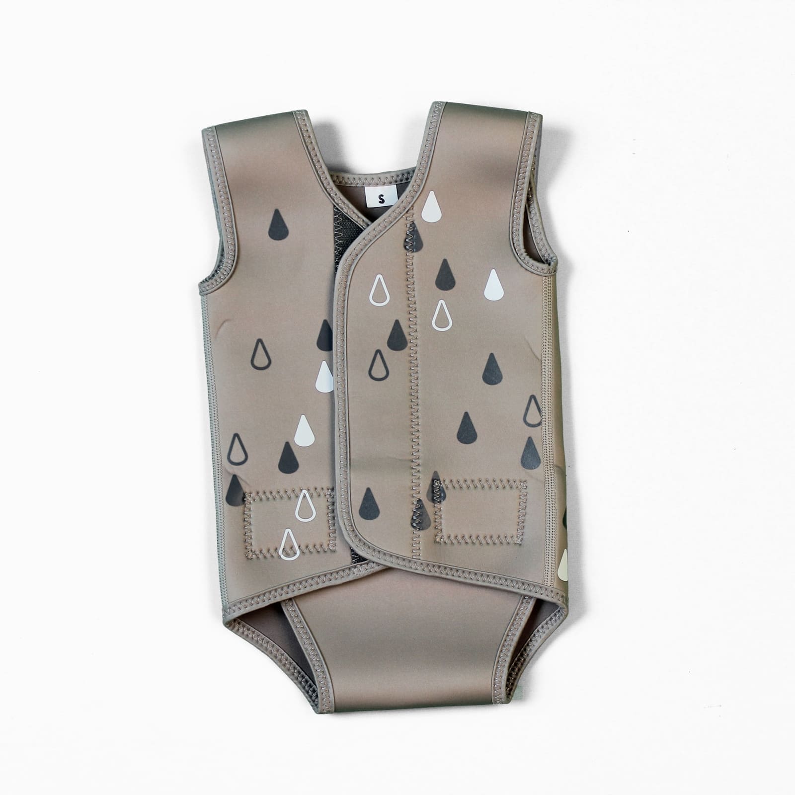 BBLÜV Wräp Neoprenanzug für Babys Sand Medium 6-18 Monate