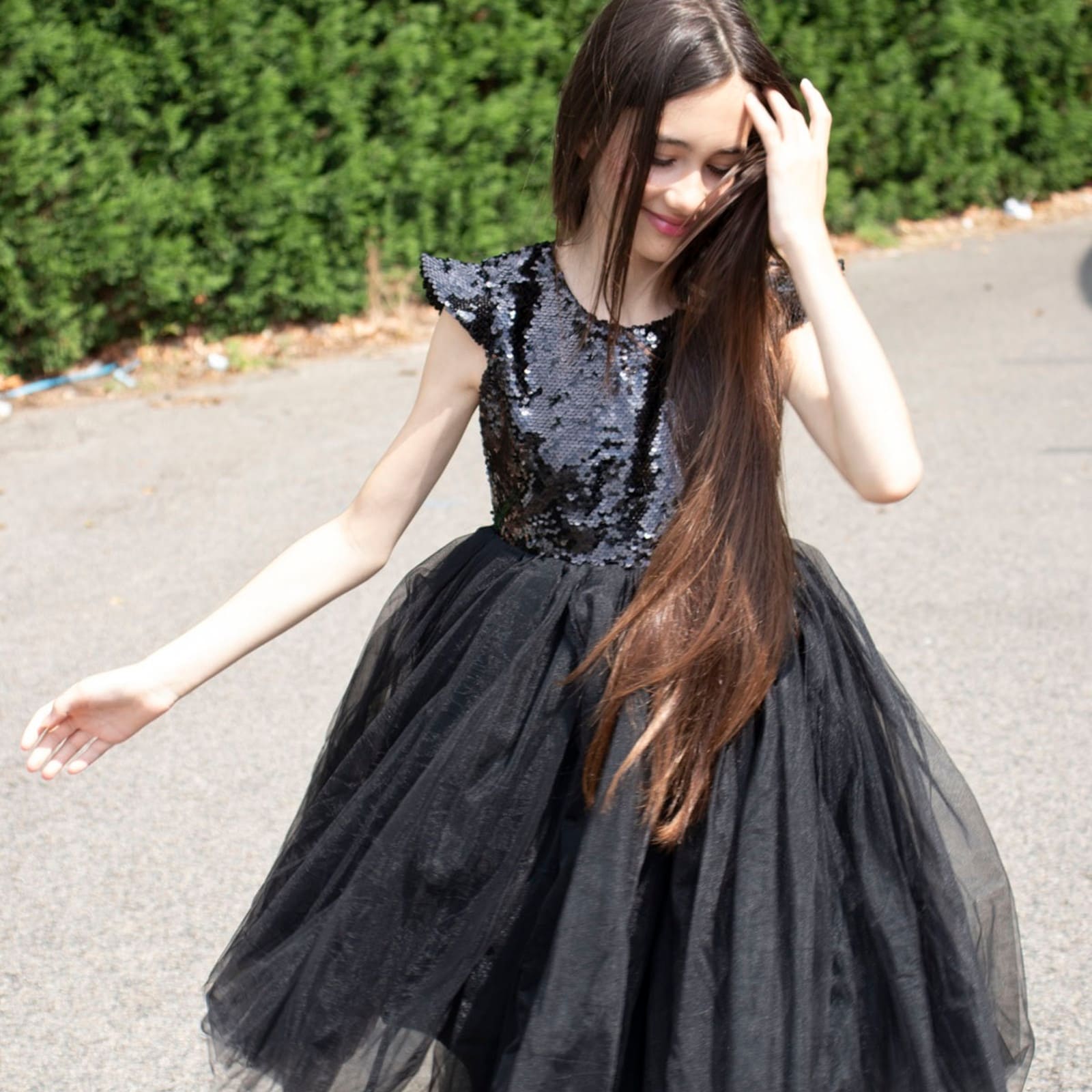 YUKO.B Festkleid Fiona schwarz 130 cm
