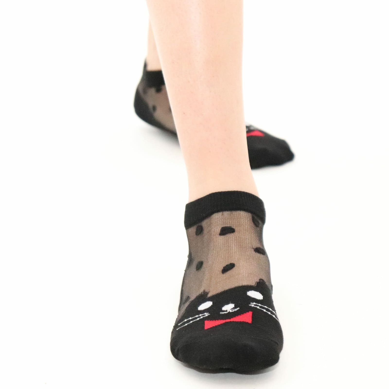 YUKO.B Socken BE A CAT schwarz