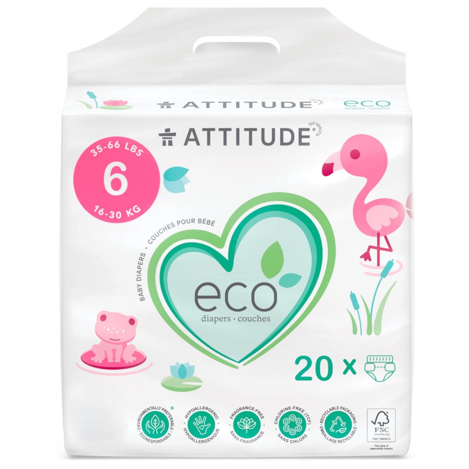 ATTITUDE Windeln Junior 22 Stk., 10-25 kg
