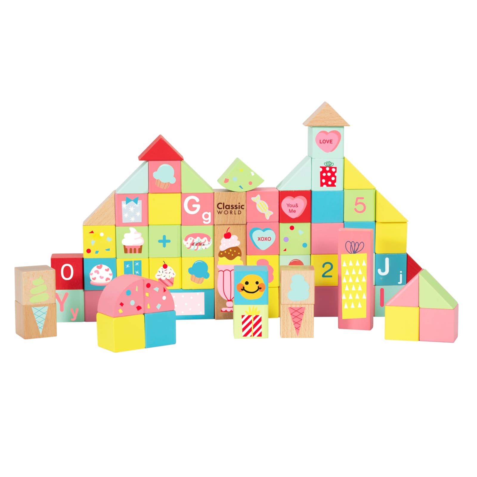 CLASSIC WORLD Niedliche Bausteine, 18M+