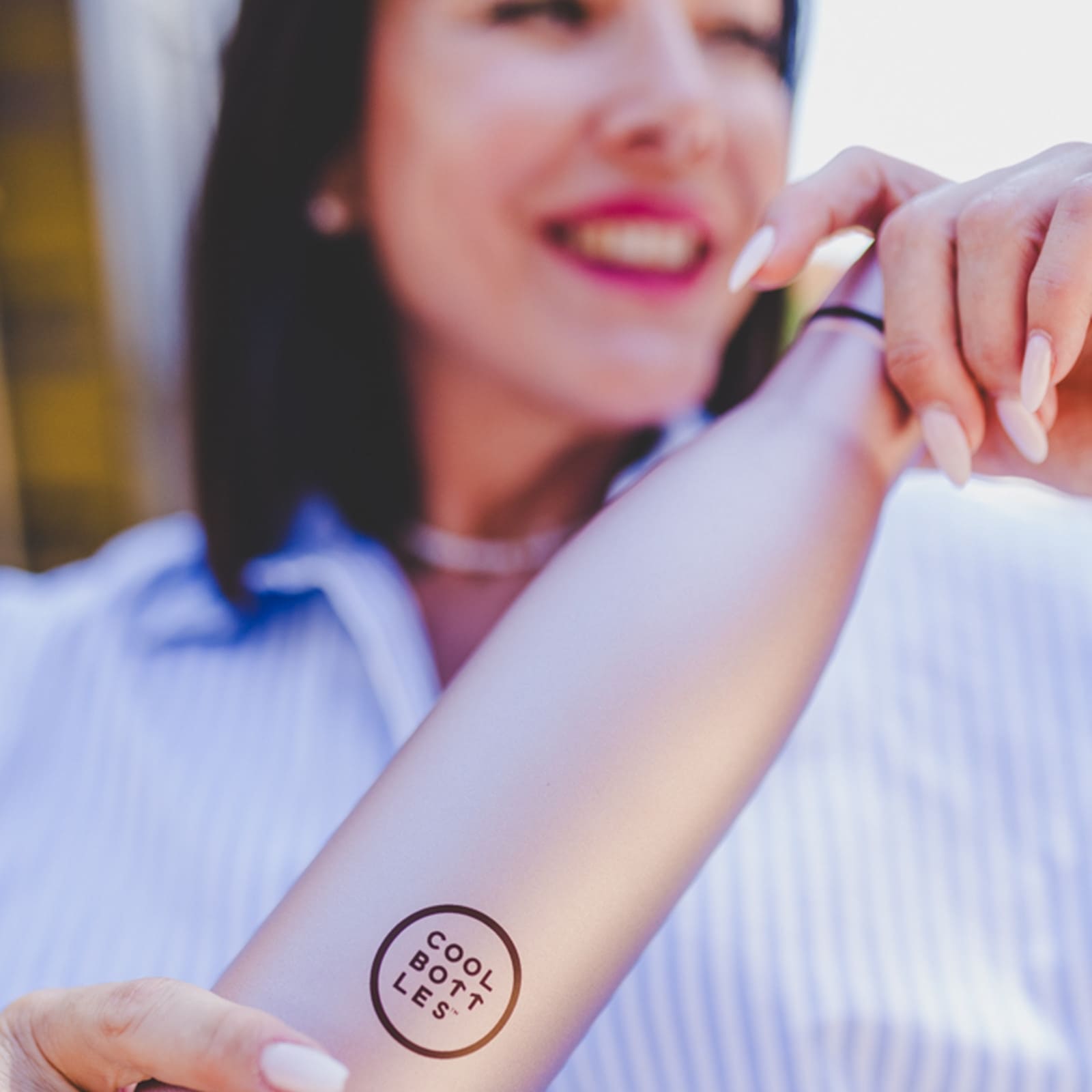 COOL BOTTLES Isolierflasche The Bottle Metallic Rose 500ml