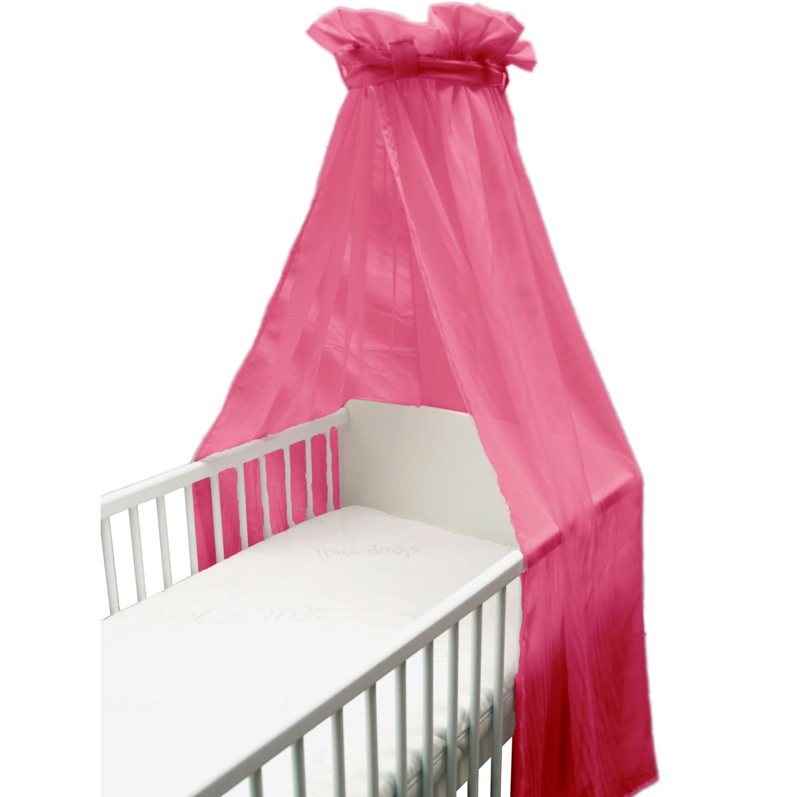 KULI-MULI Ciel de lit Voile Polyester rose vif