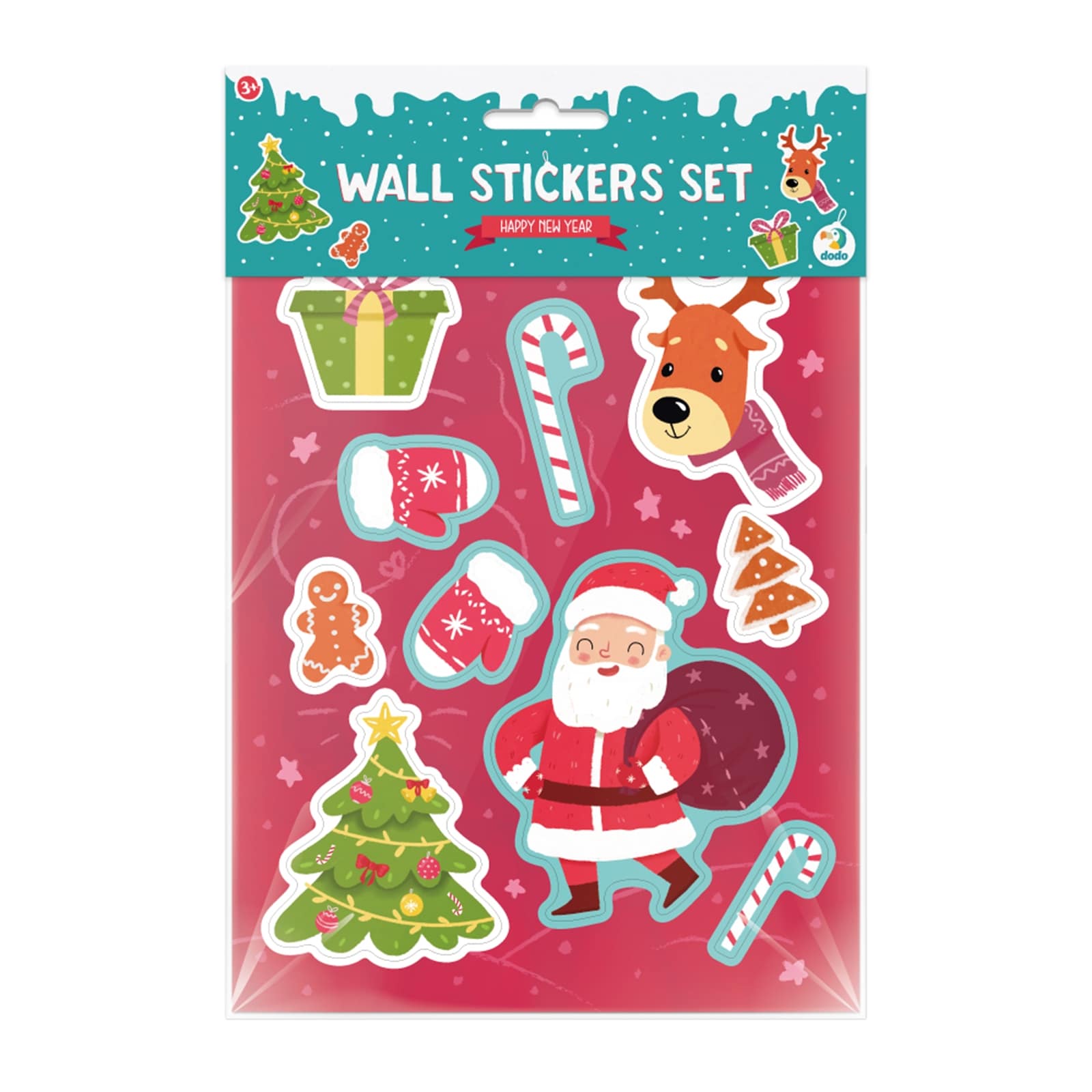 DODO Wandsticker Happy New Year 10 Sticker, 36M+