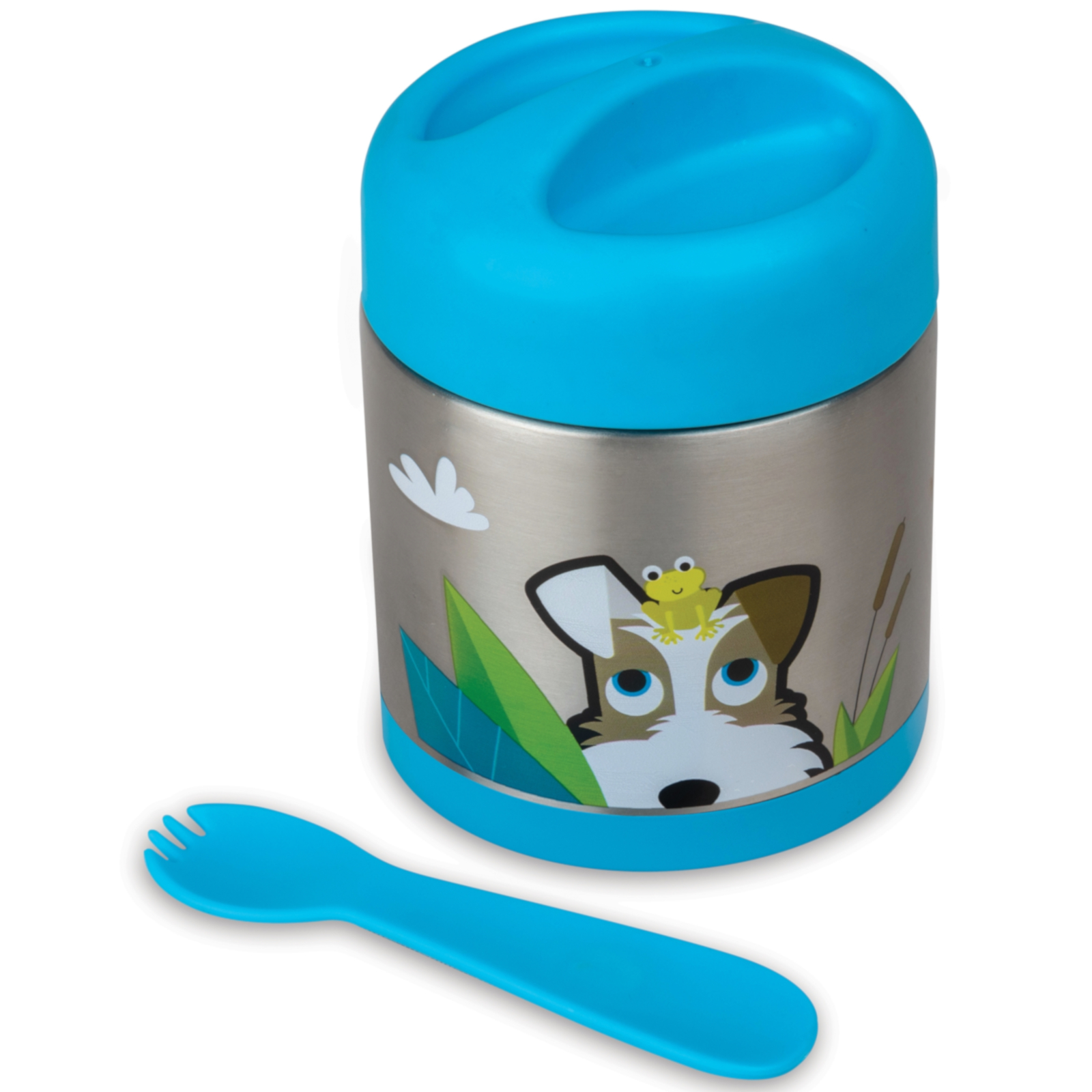 TUM TUM Boîte isotherme avec cuillère magnétique chien Scruff