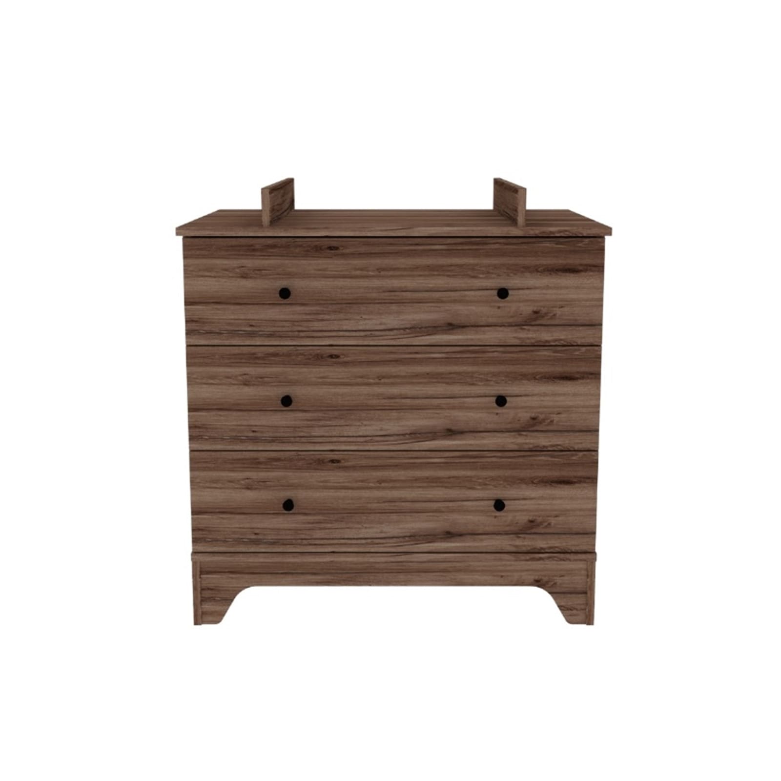 BISAL Nest Walnut Wickelkommode mit Ansatz