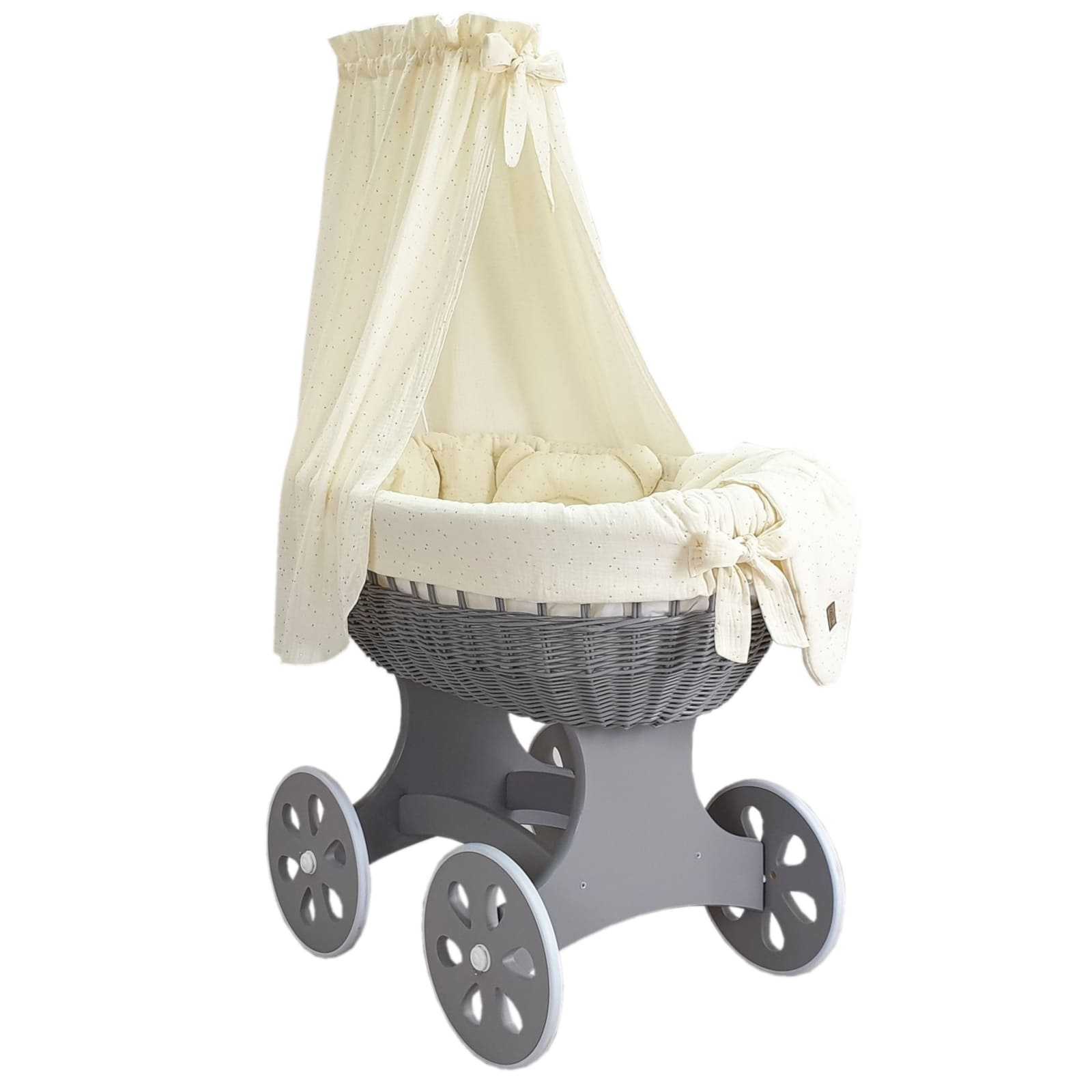 BISAL Bollerwagen grau-creme