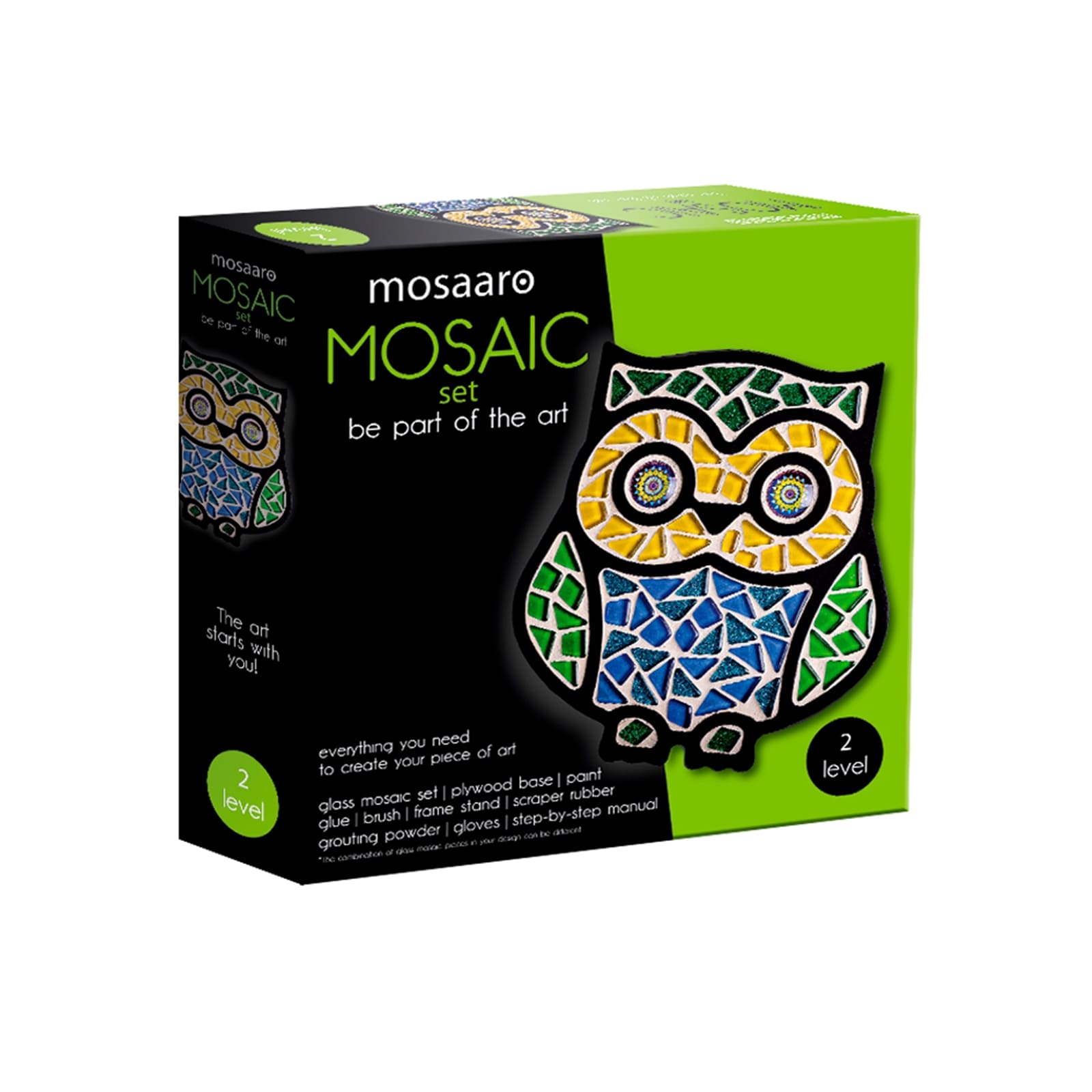MOSAARO Mosaikset Eule Level 2