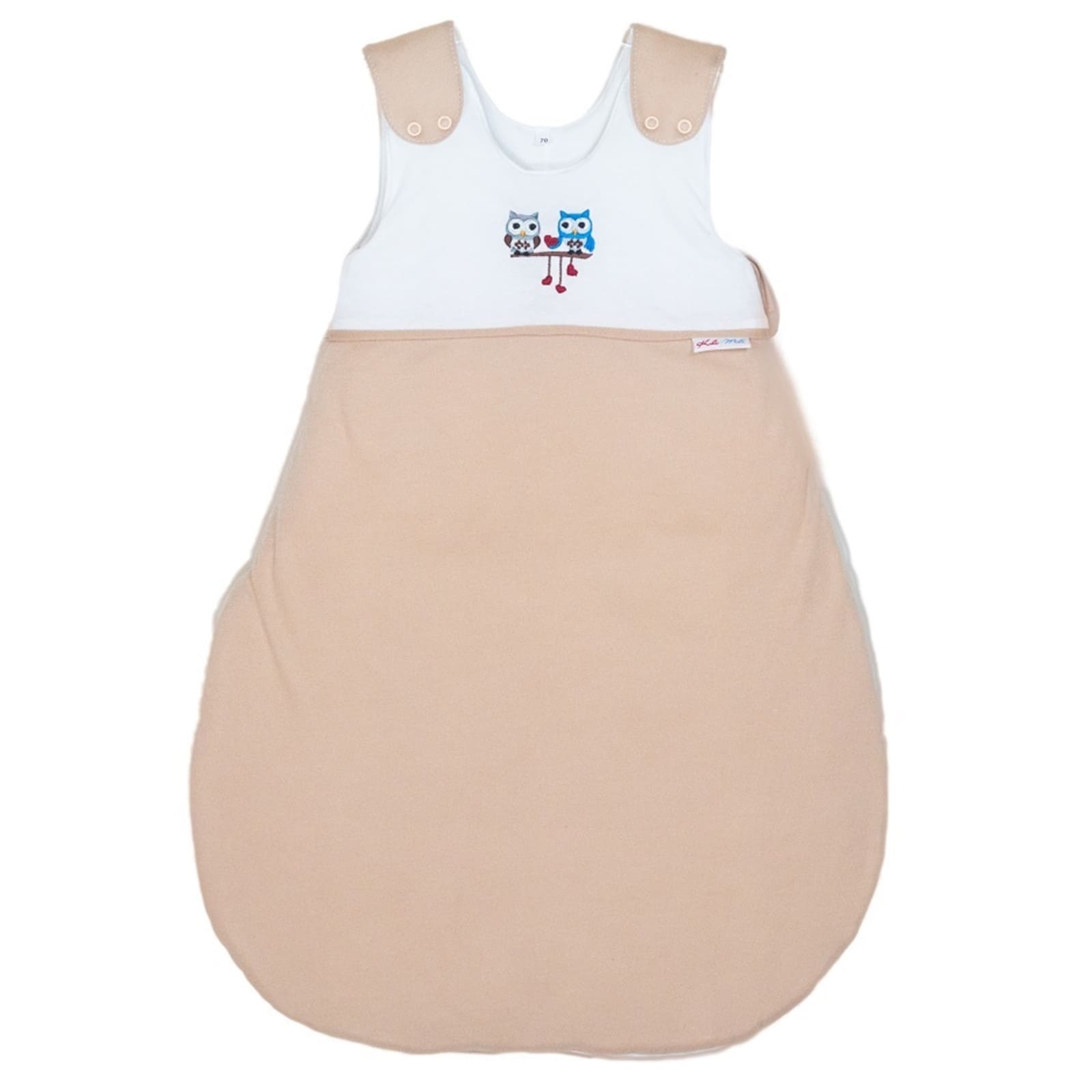 KULI-MULI Schlafsack Lyocell 90 cm Owl beige