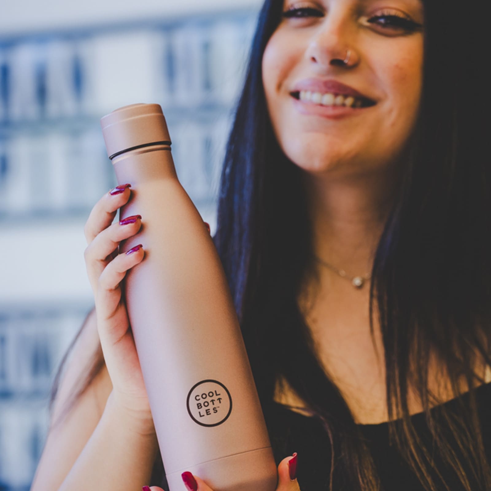 COOL BOTTLES Isolierflasche The Bottle Metallic Rose 500ml