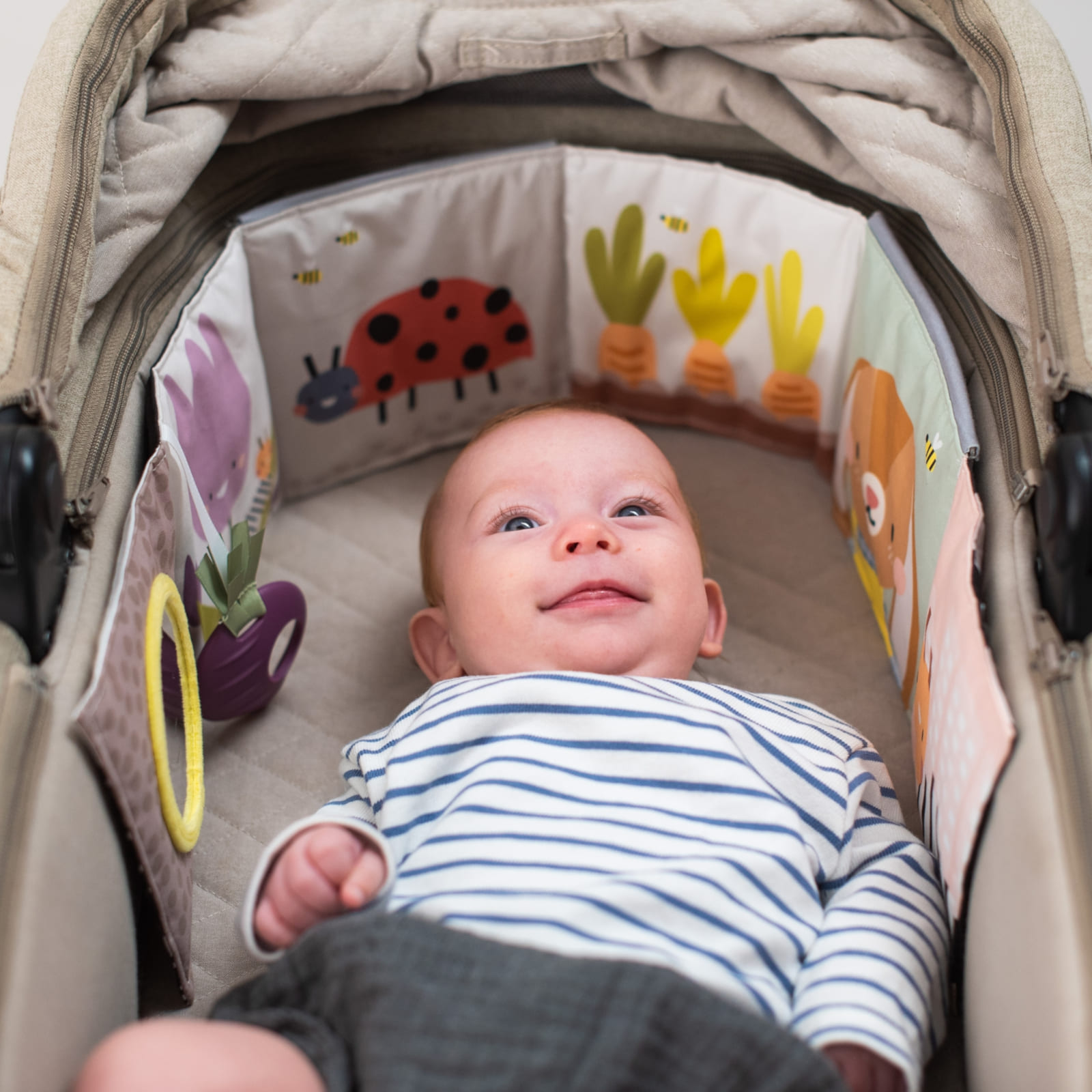 TAF-TOYS Babybuch Urban Garden, 0M+