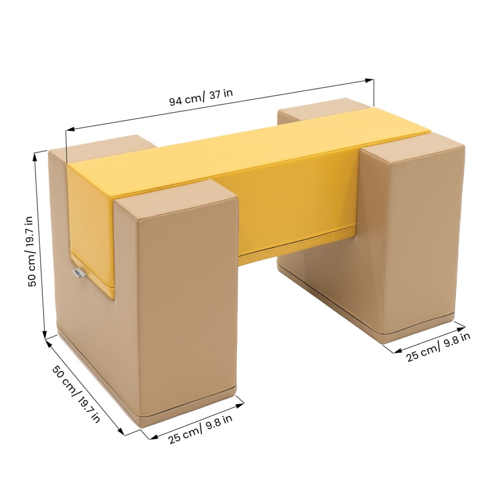 IGLU Balancebrücke 3 beige-gelb