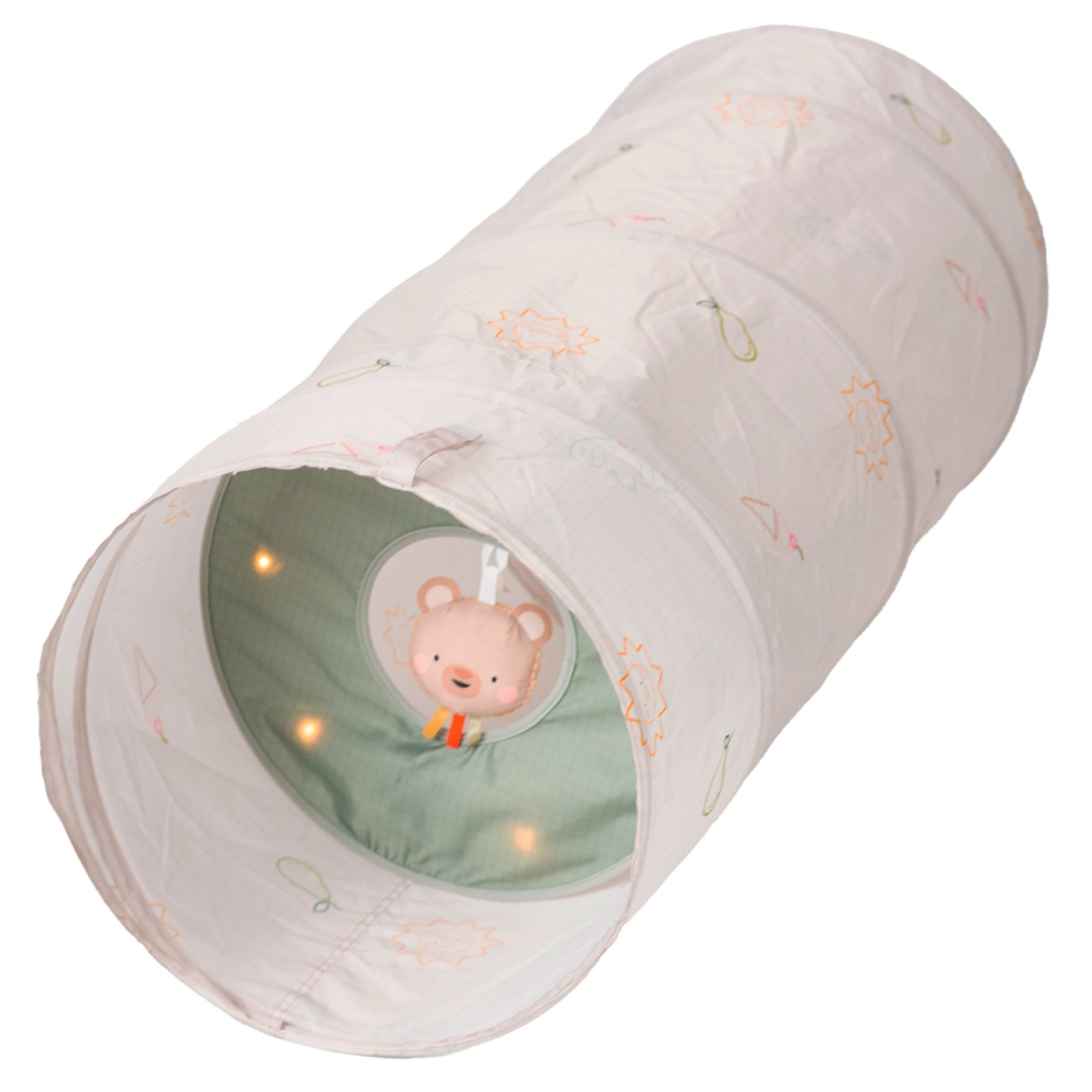 TAF-TOYS Krabbeltunnel Glow & Go, 6M+