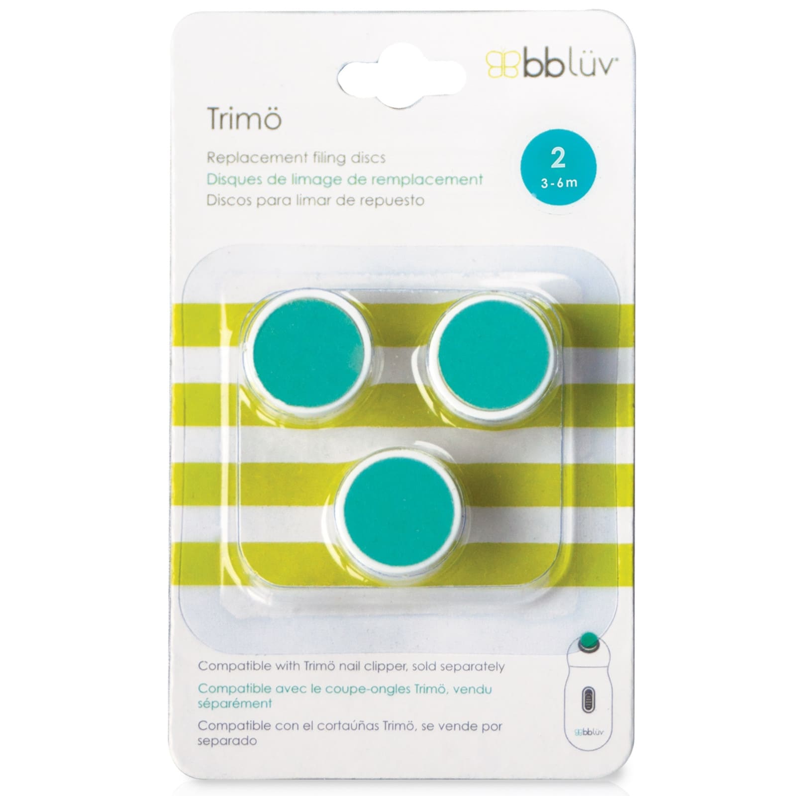 BBLÜV Ersatzscheiben für Trimö 3er Pack Stufe 2 3-6 Monate