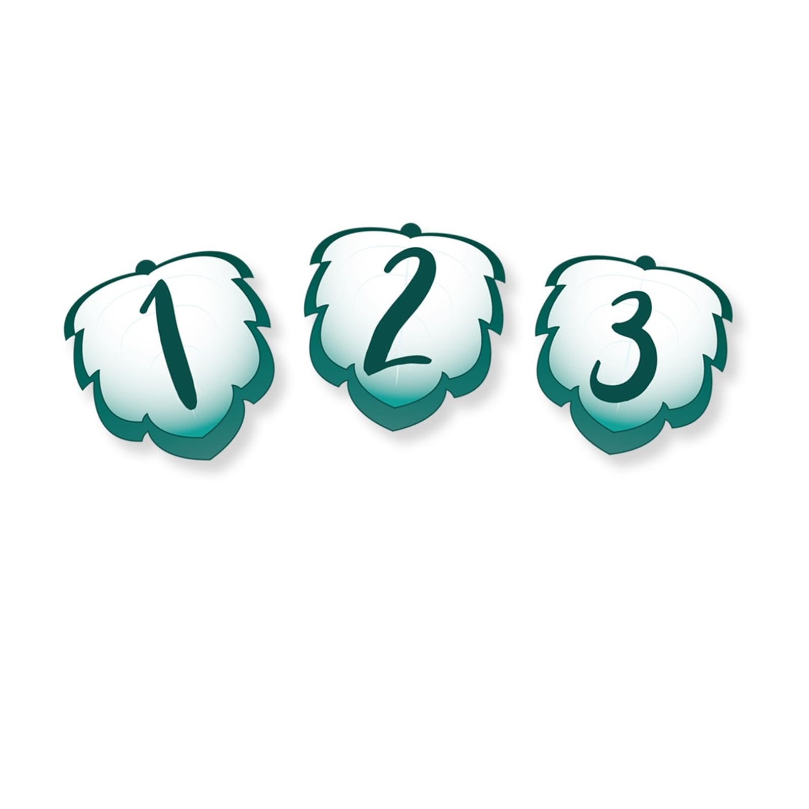 VALENTINES FOREST Magnetische Zahlen 25er Pack