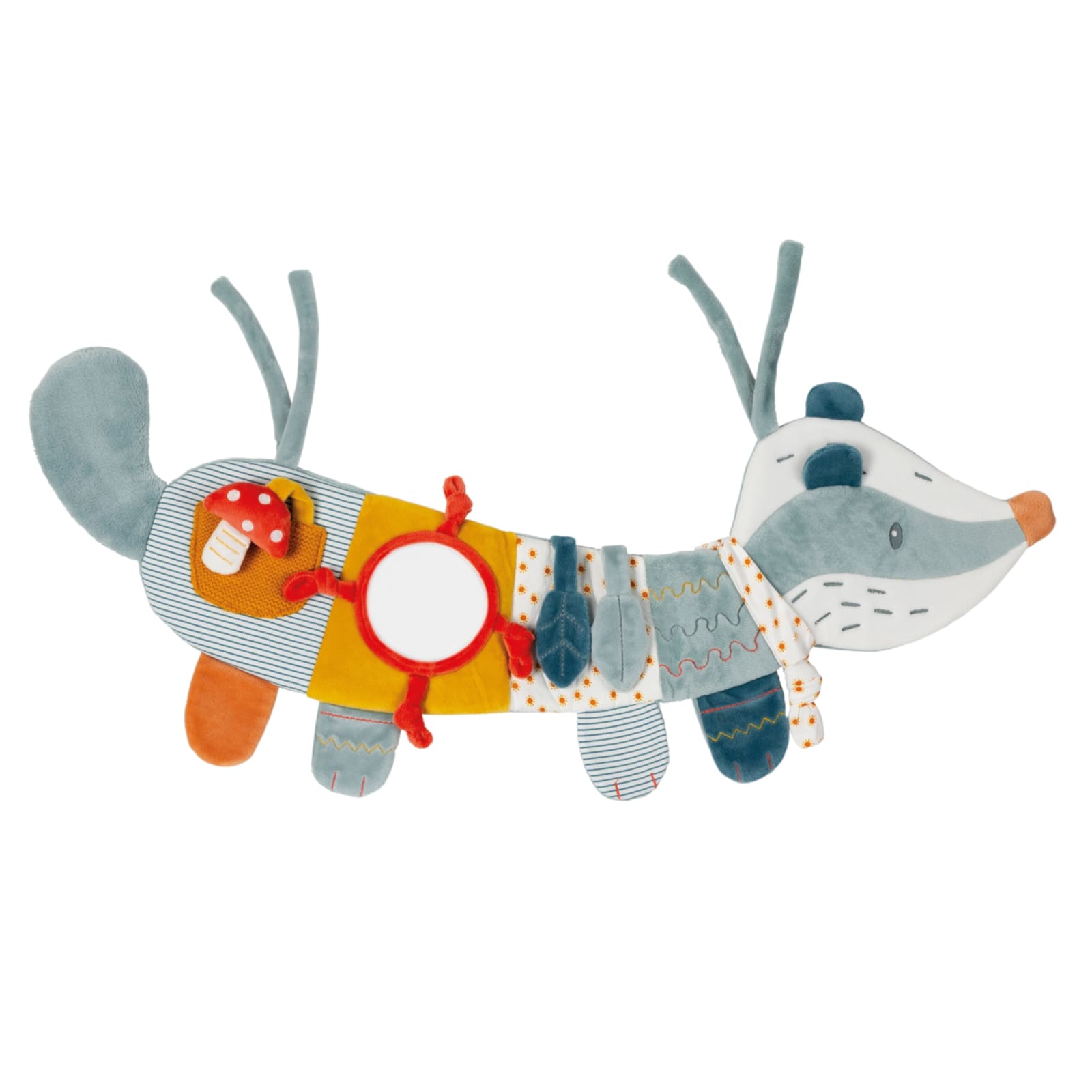 NATTOU Felix und Leo Aktivitätenspielzeug Felix der Dachs