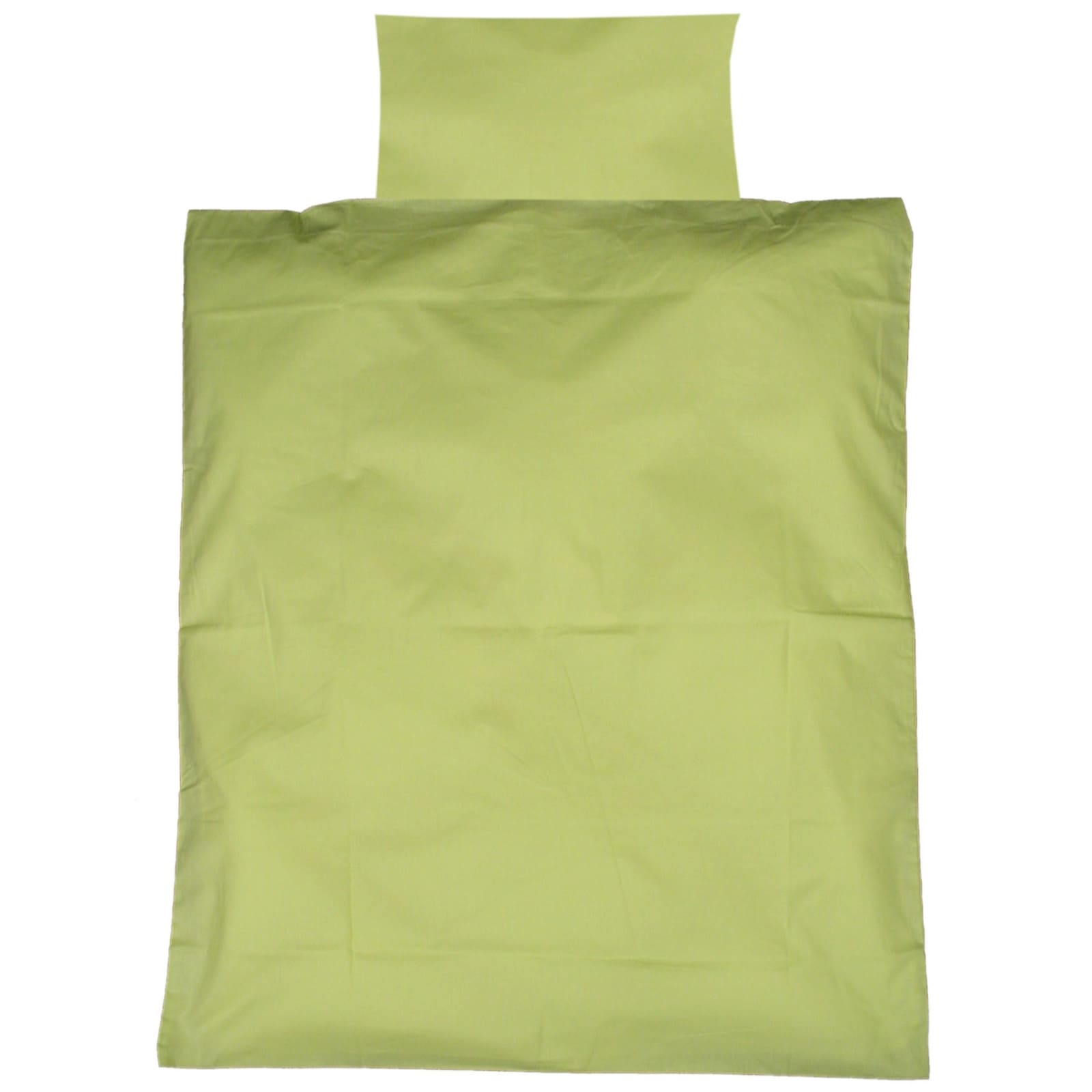 KULI-MULI Linge de lit vert citron 100 x 135 cm