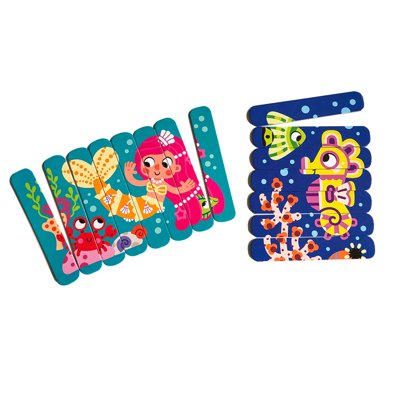 ROTER KÄFER Bâtons de puzzle Mer, 3-5 ans