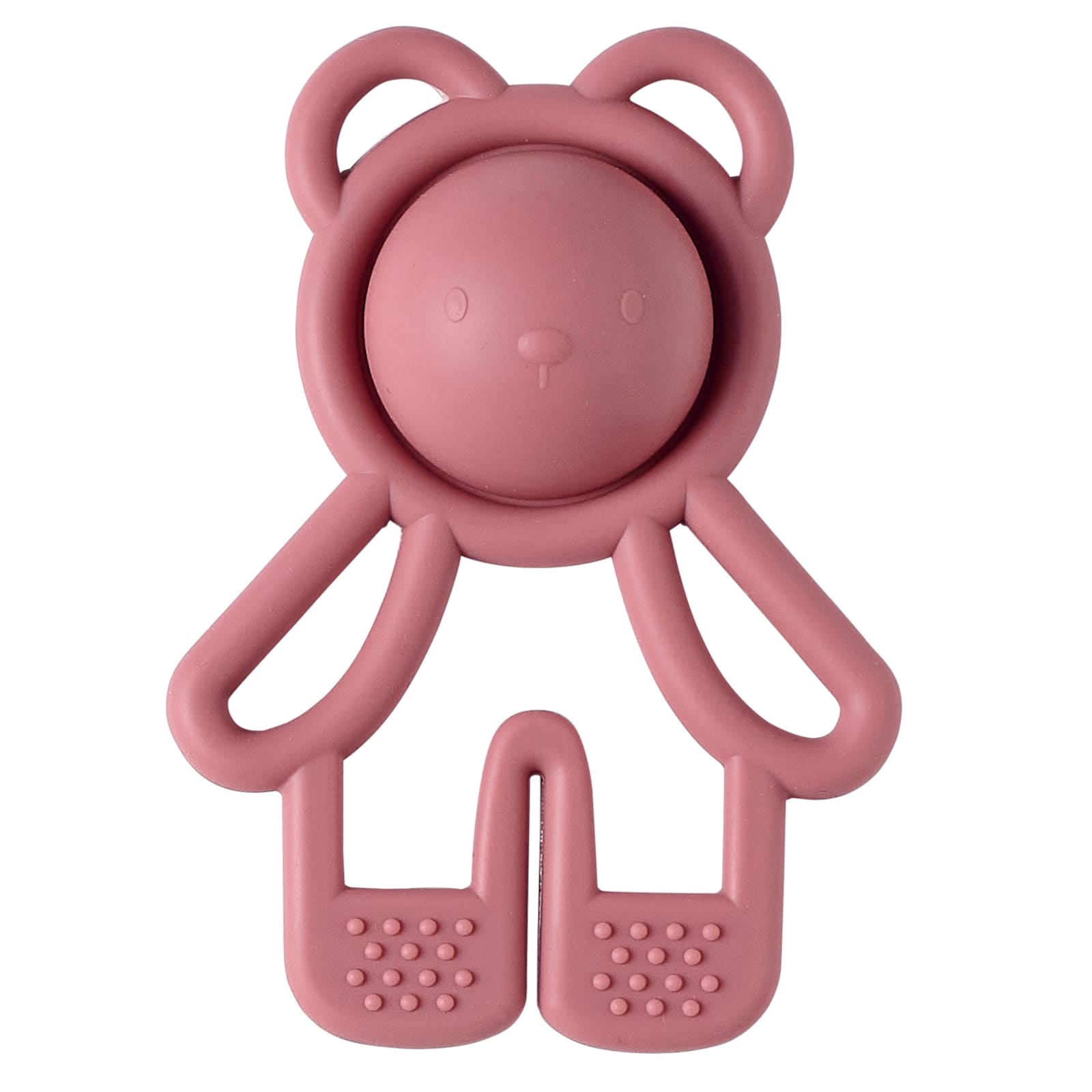 NATTOU SILIKON Beissring Pop-it altrosa