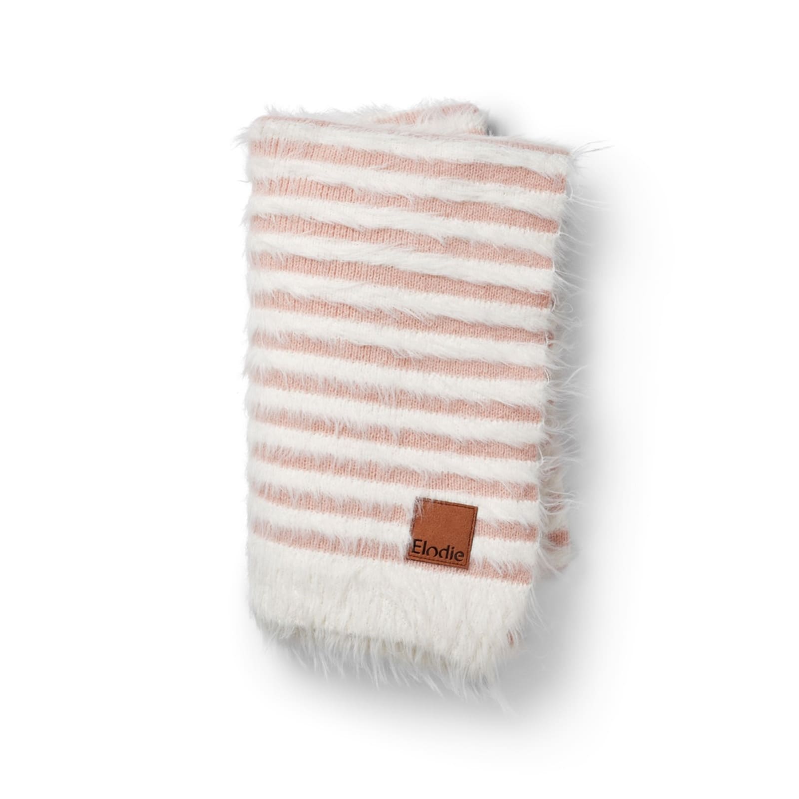 ELODIE Babydecke Furry Knit Faded Rose