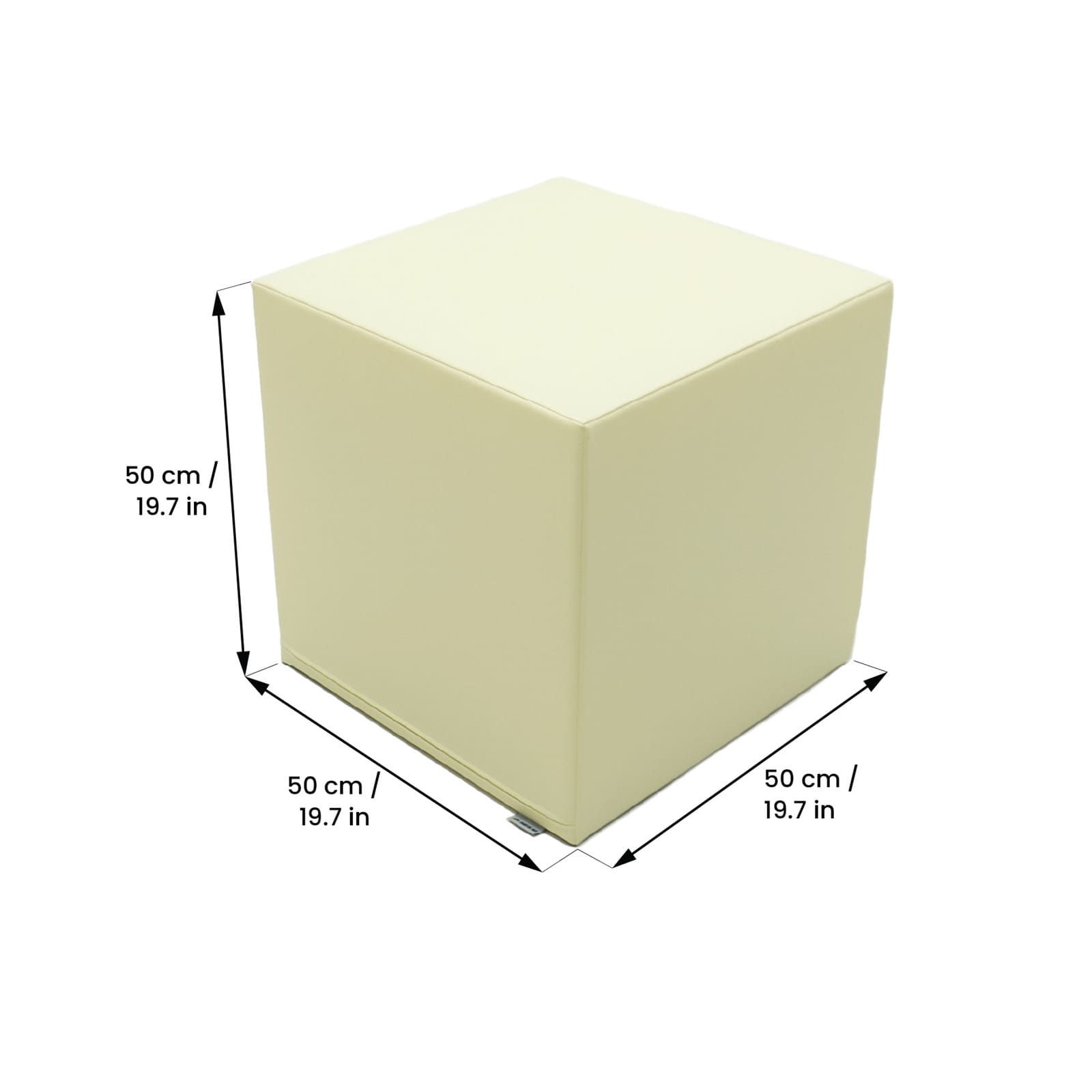 IGLU Tabouret de jeu Mega Cube Ivory
