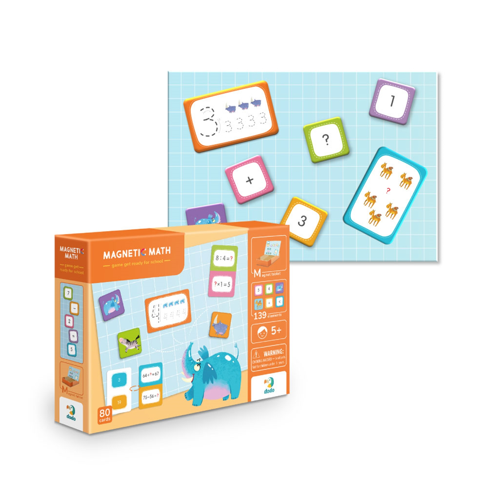 DODO Magnetset Mathe lernen, 5J+