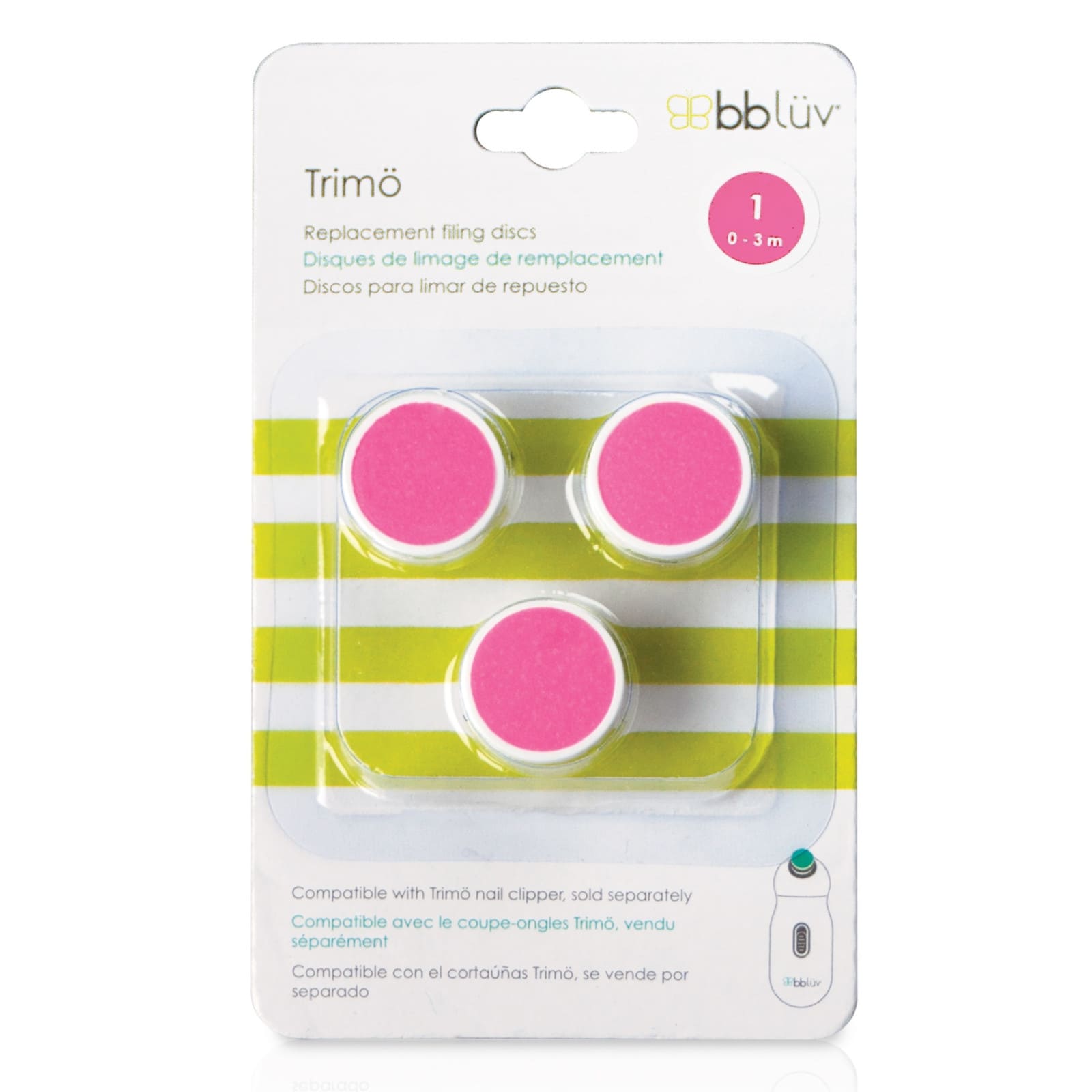 BBLÜV Ersatzscheiben für Trimö 3er Pack Stufe 1 0-3 Monate