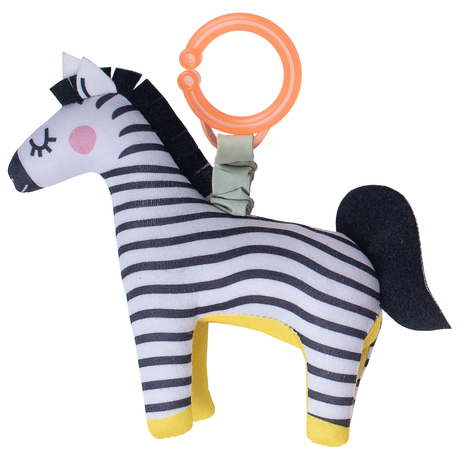 TAF-TOYS Rasseltier Dizi das Zebra, 0M+
