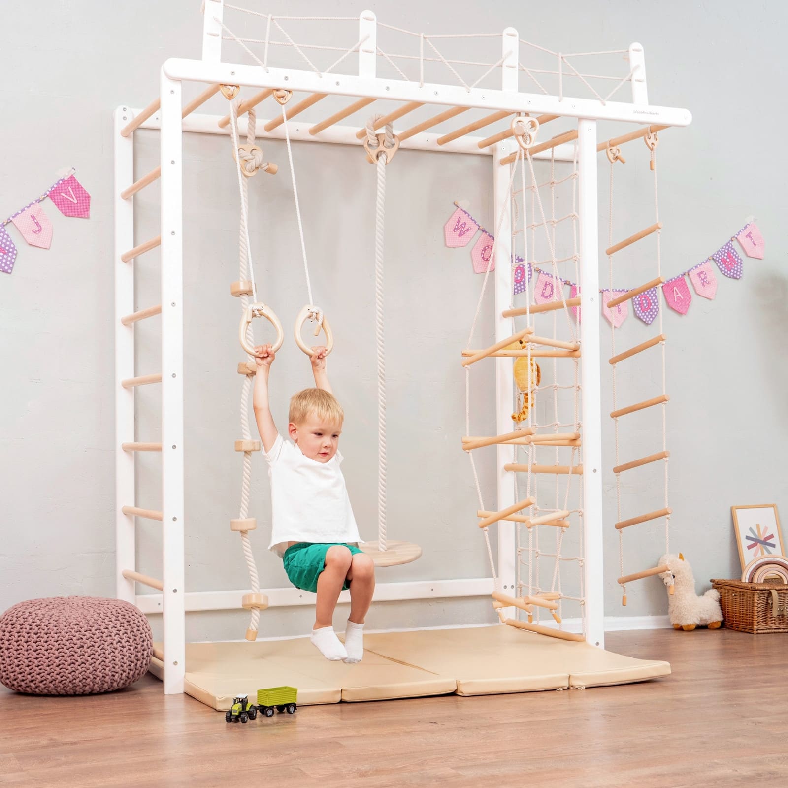 WOODANDHEARTS Aire de jeux intérieure Pont