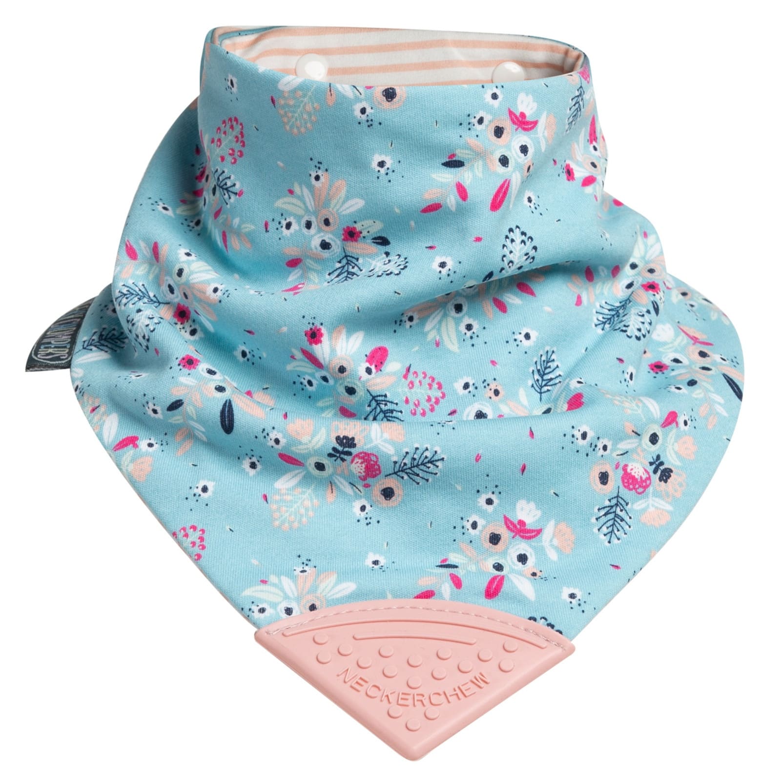 CHEEKY CHOMPERS Beisslätzchen Medium Neckerchew Botanical Bloom