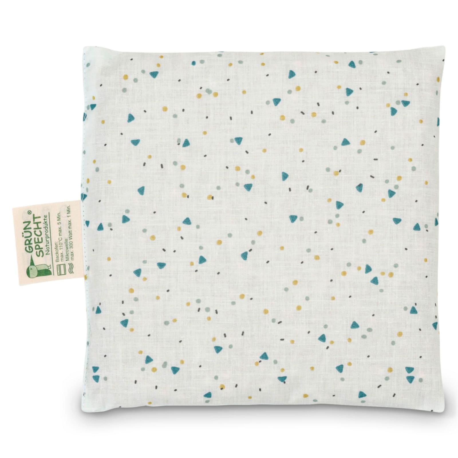 GRÜNSPECHT Coussin aux noyaux de cerise Frosty vert