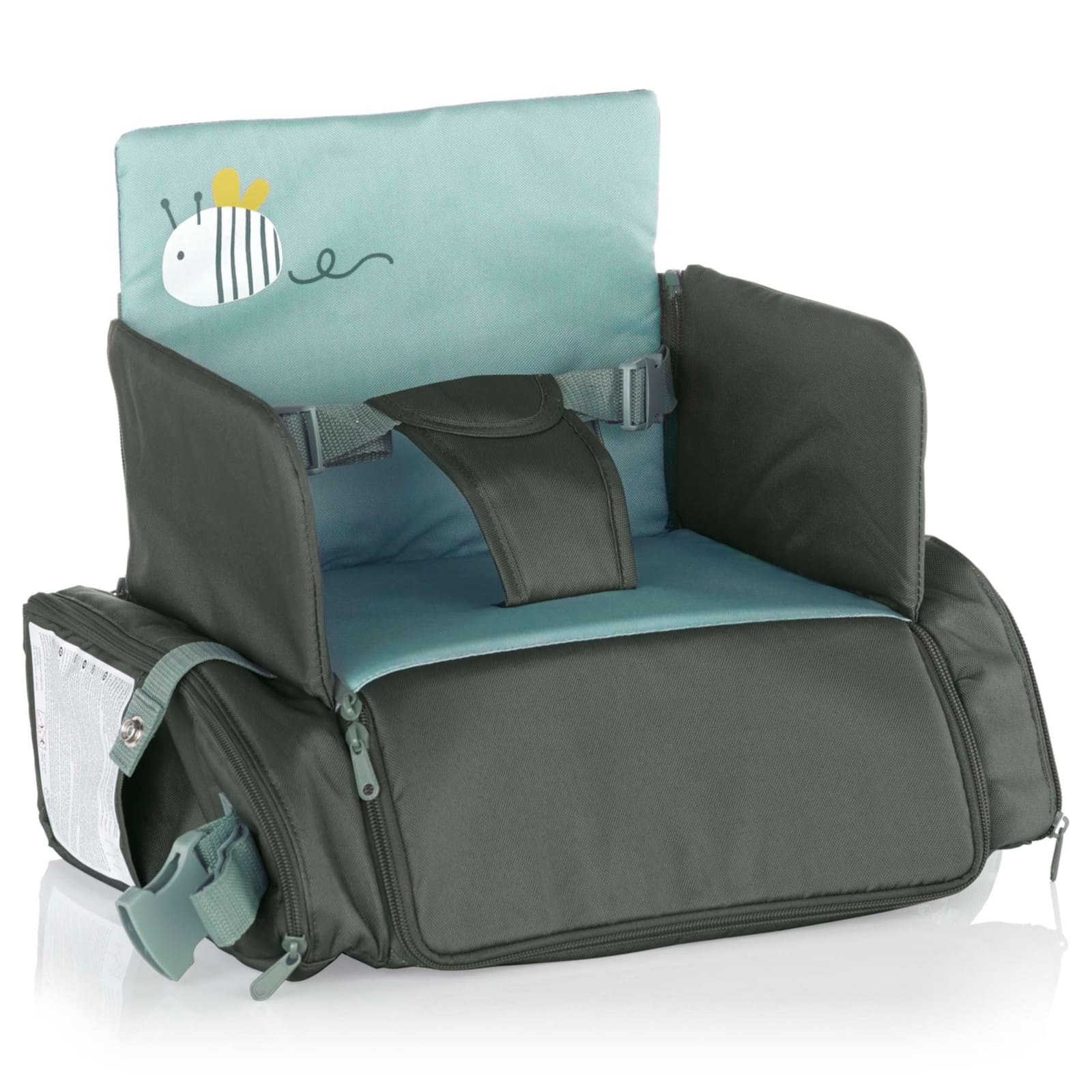 JANÉ Sitzerhöher und Tasche Avant Botanic