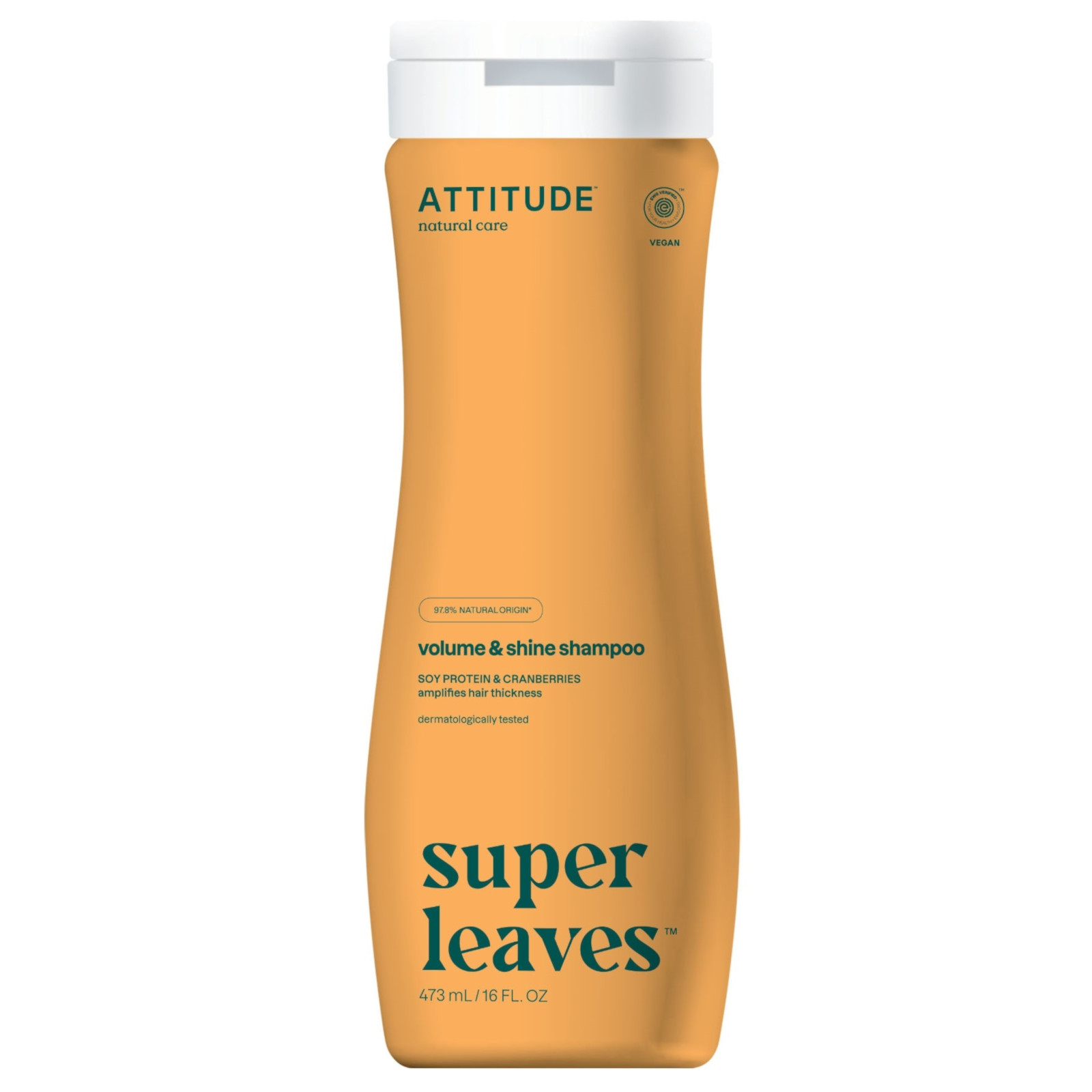 ATTITUDE Superleaves Natürliches Shampoo - Volumen und Glanz, 473 ml