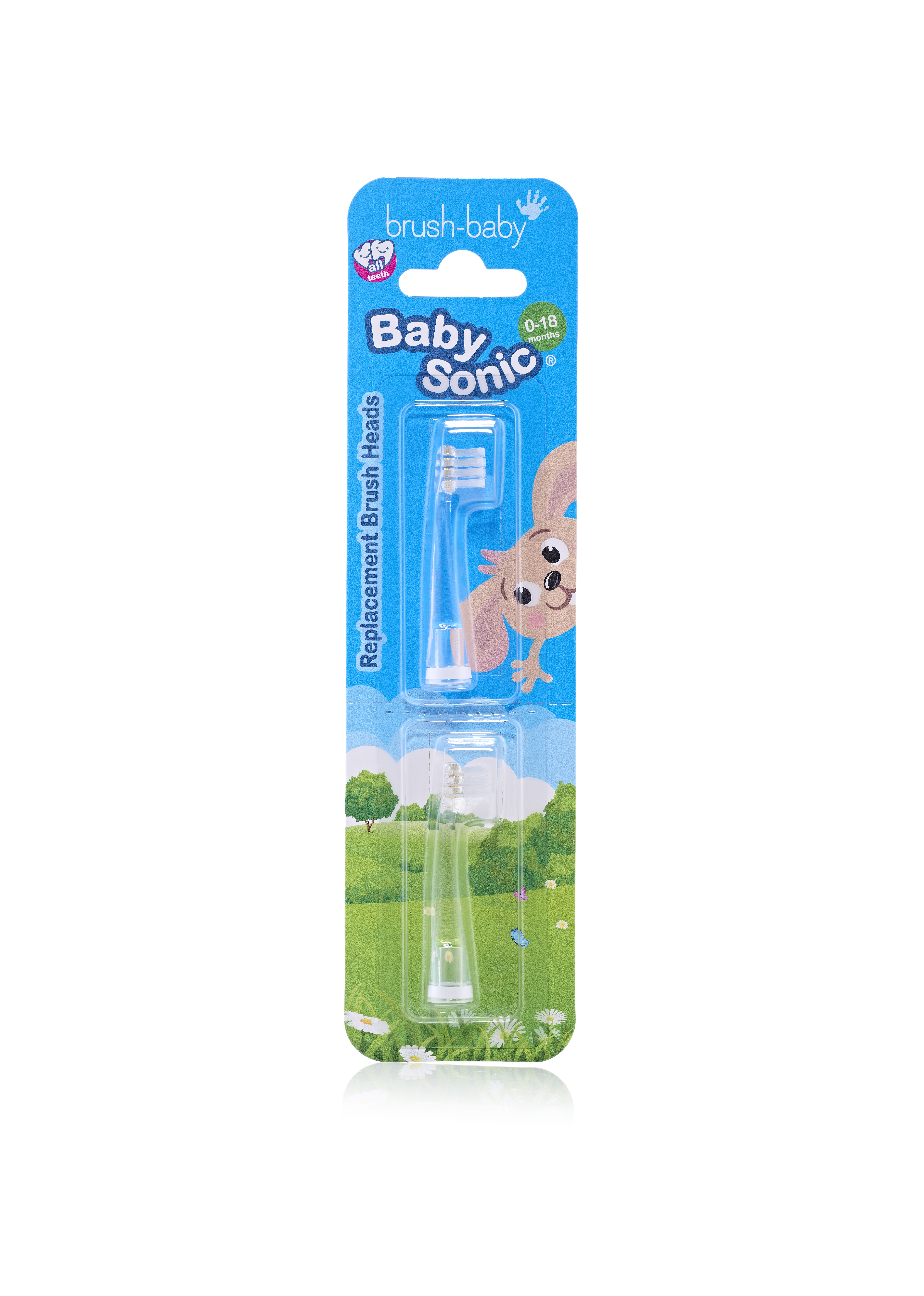 BRUSH-BABY Bürstenkopf BabySonic 2er Pack