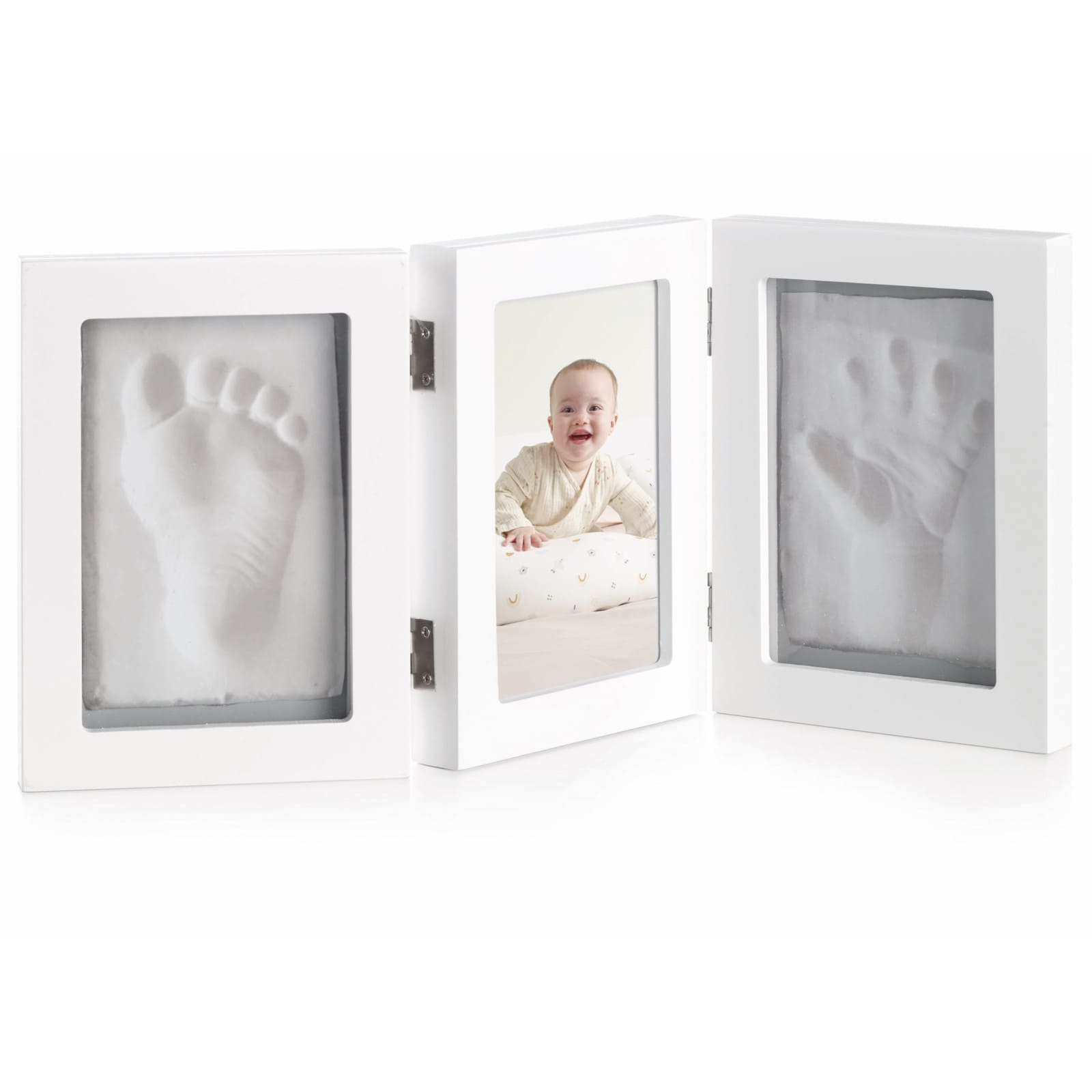 JANÉ Fuss- oder Handabdruck mit Fotorahmen Duo