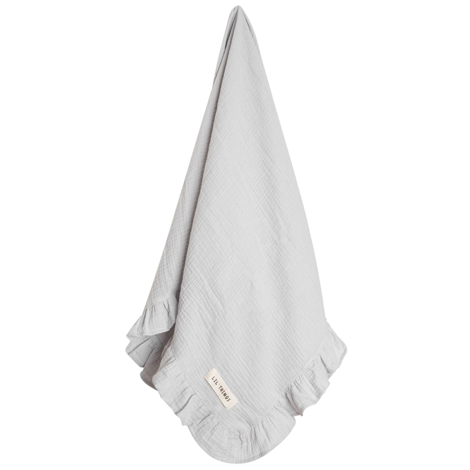 LIL'THINGS Pucktuch aus Muslin grau