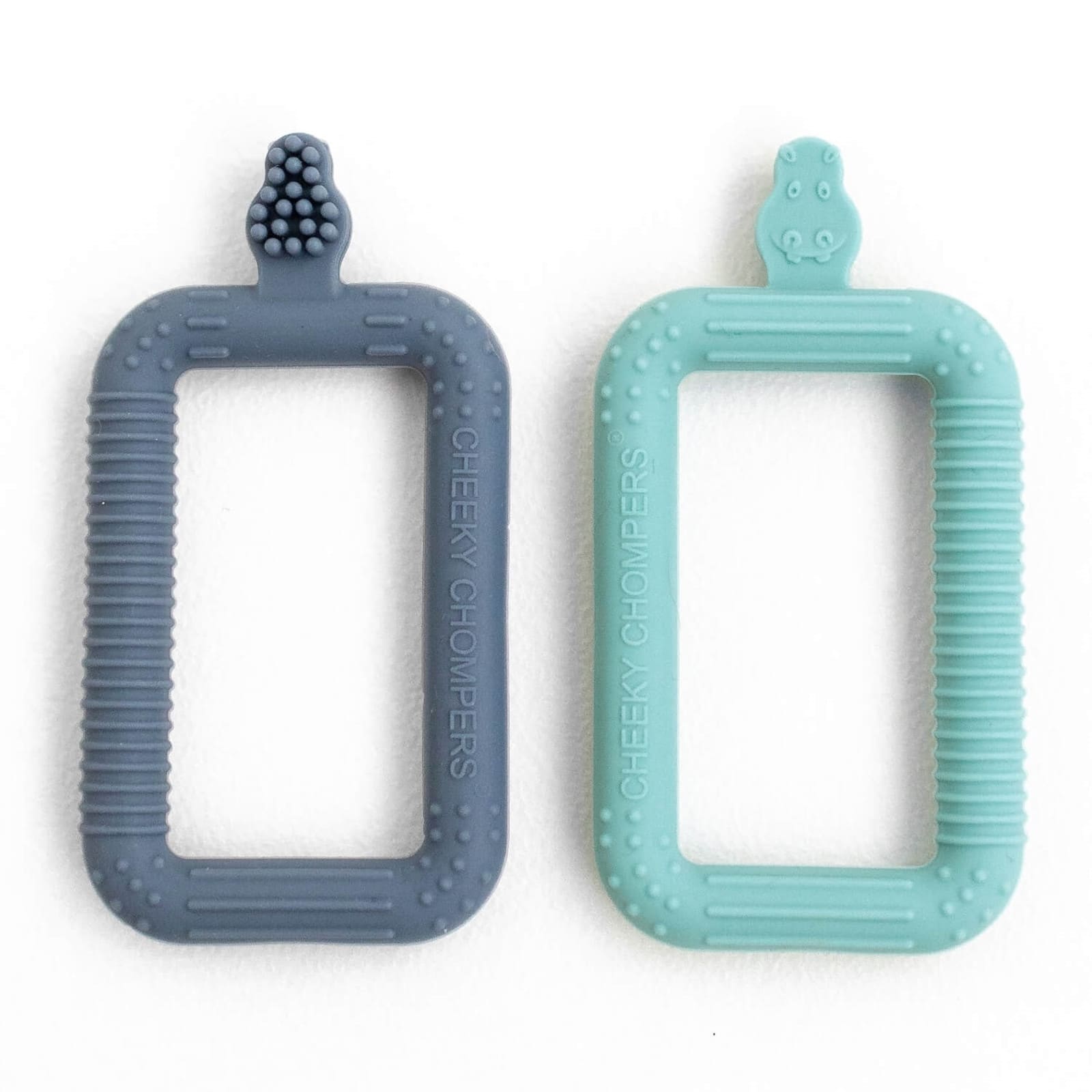 CHEEKY CHOMPERS Baby-Zahnbürste für Anfänger 2er Pack