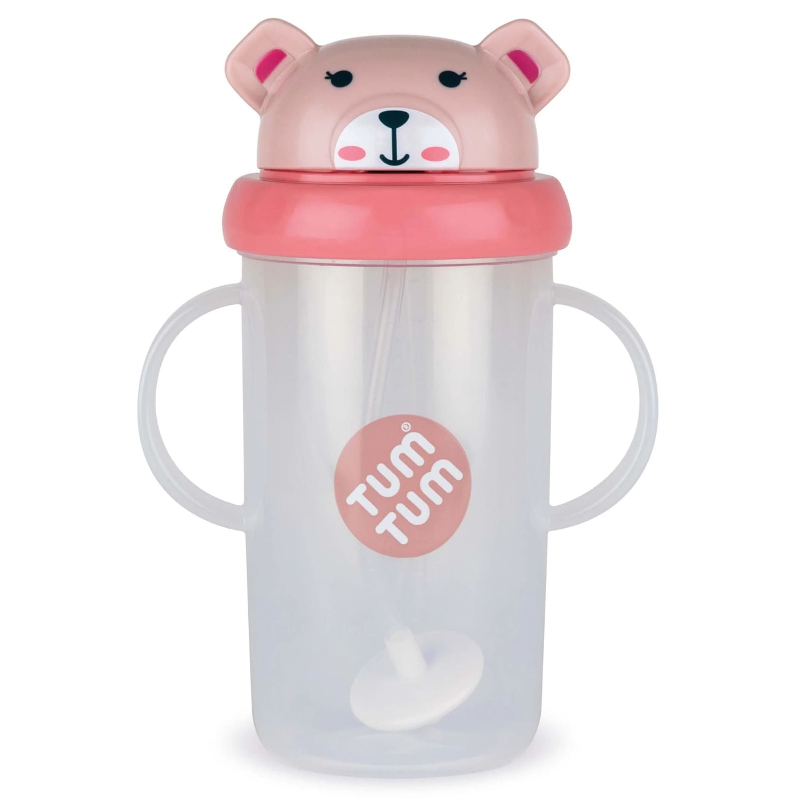TUM TUM Grande gourde Tippy Up Ourson rose 300ml