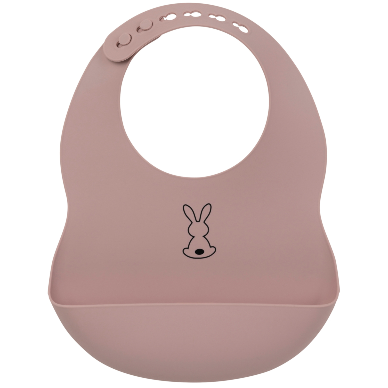 NATTOU SILIKON Lätzchen altrosa