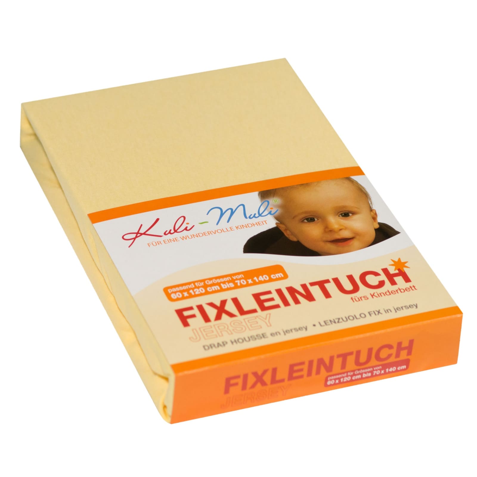 KULI-MULI Drap-housse Frottee 70 x 140 cm vanille