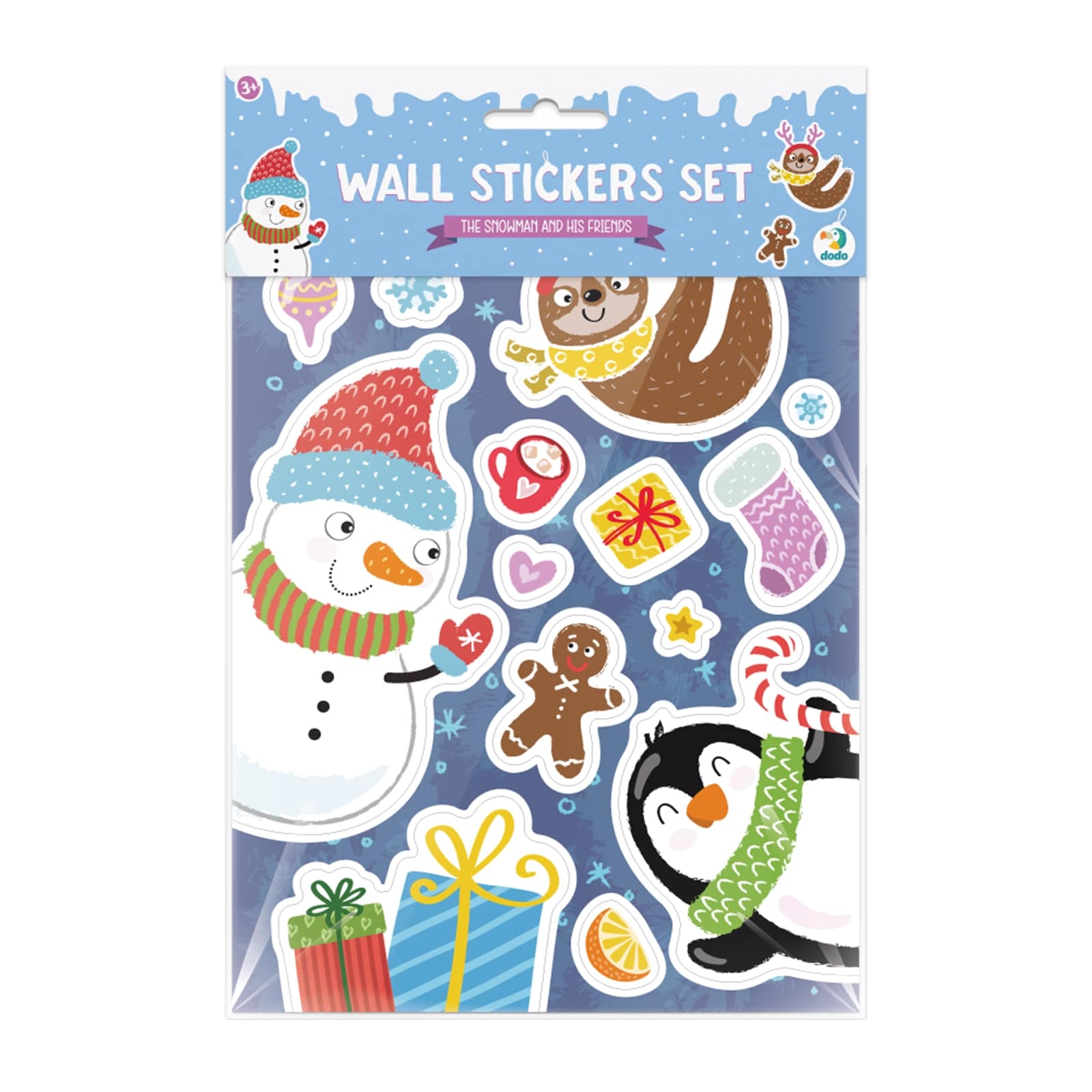 DODO Wandsticker Schneemann 14 Sticker, 36M+
