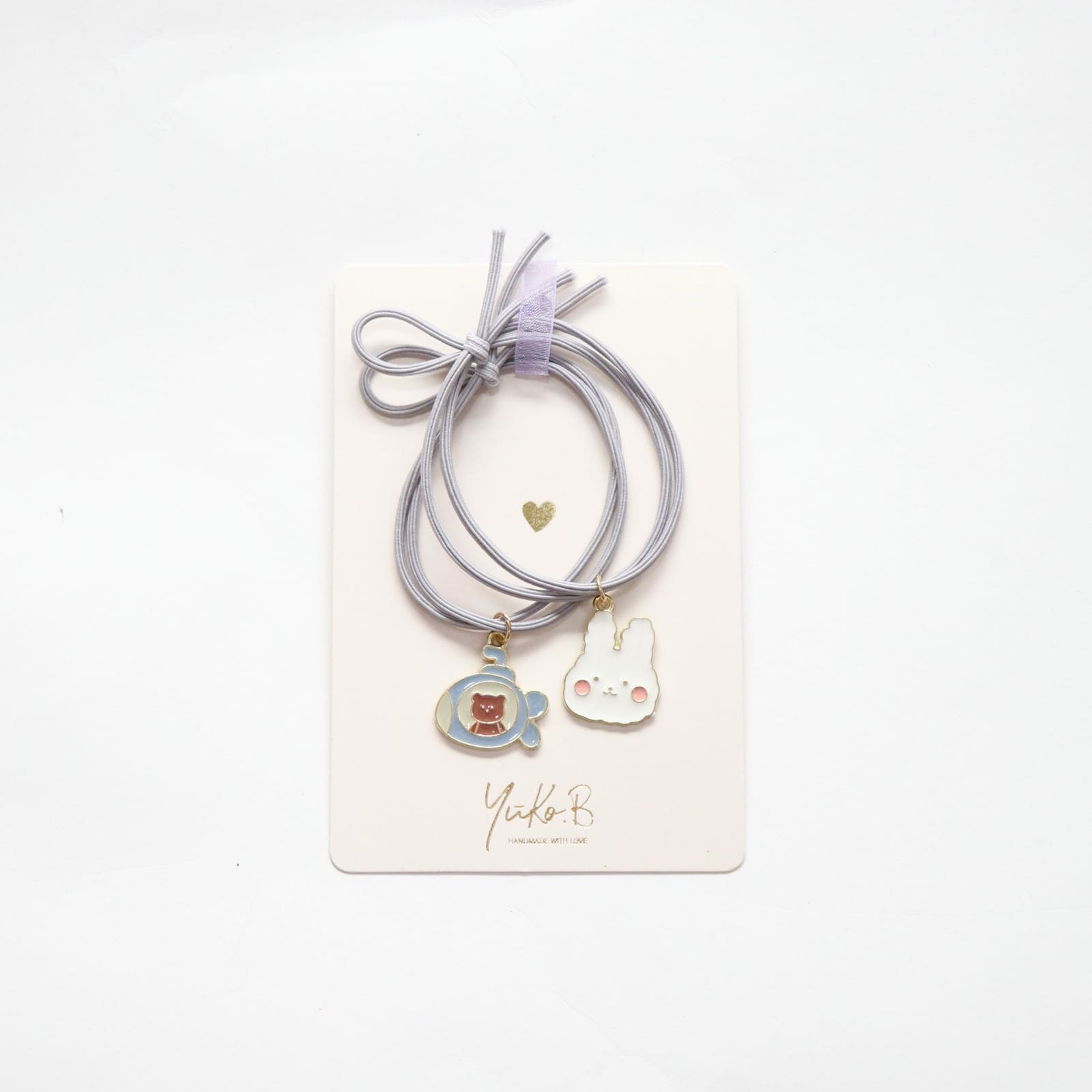 YUKO.B Haargummi 2er Pack Reise