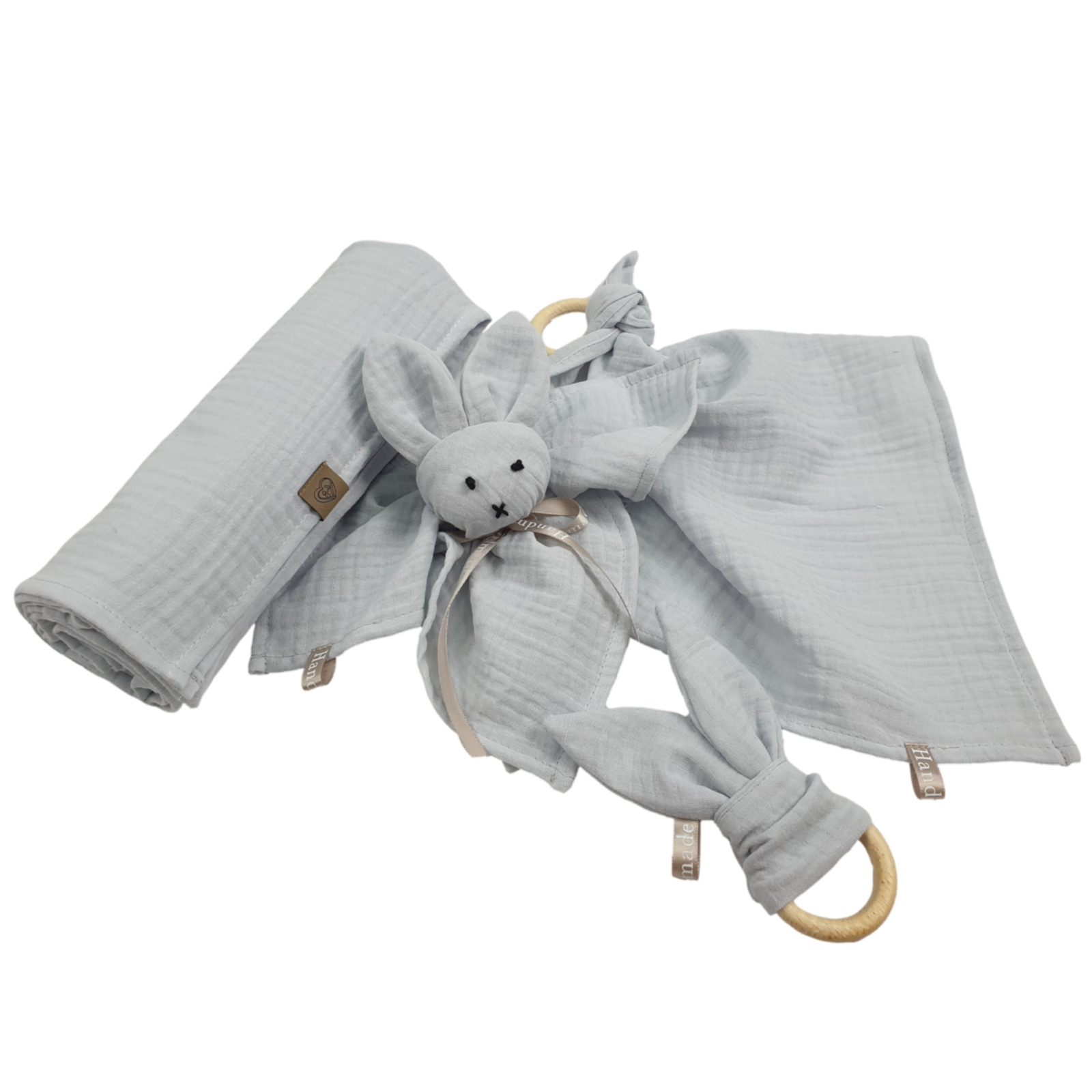 BISAL Musselin Geschenkset blau